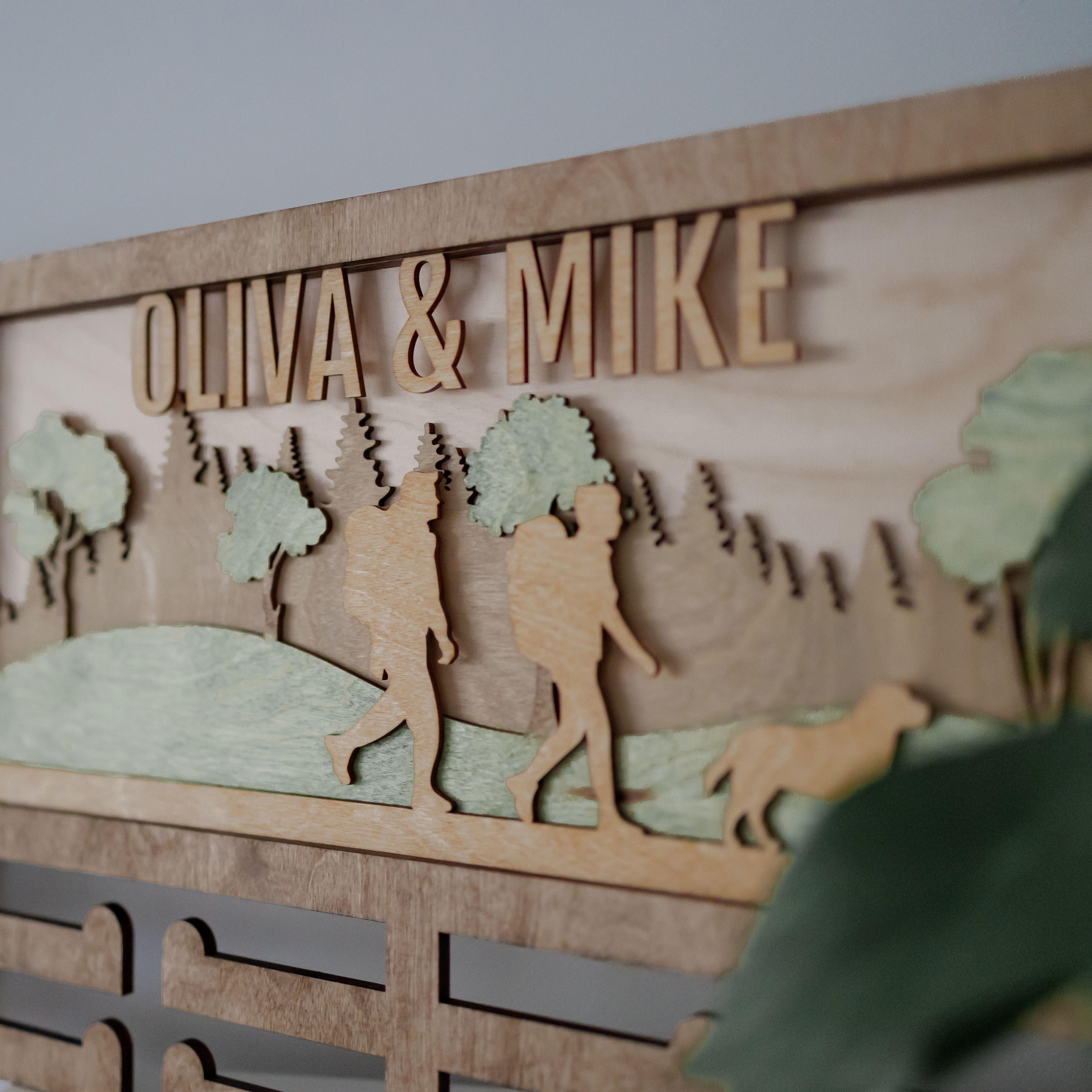 Medalių kabykla Žygiavimas (Miškas)