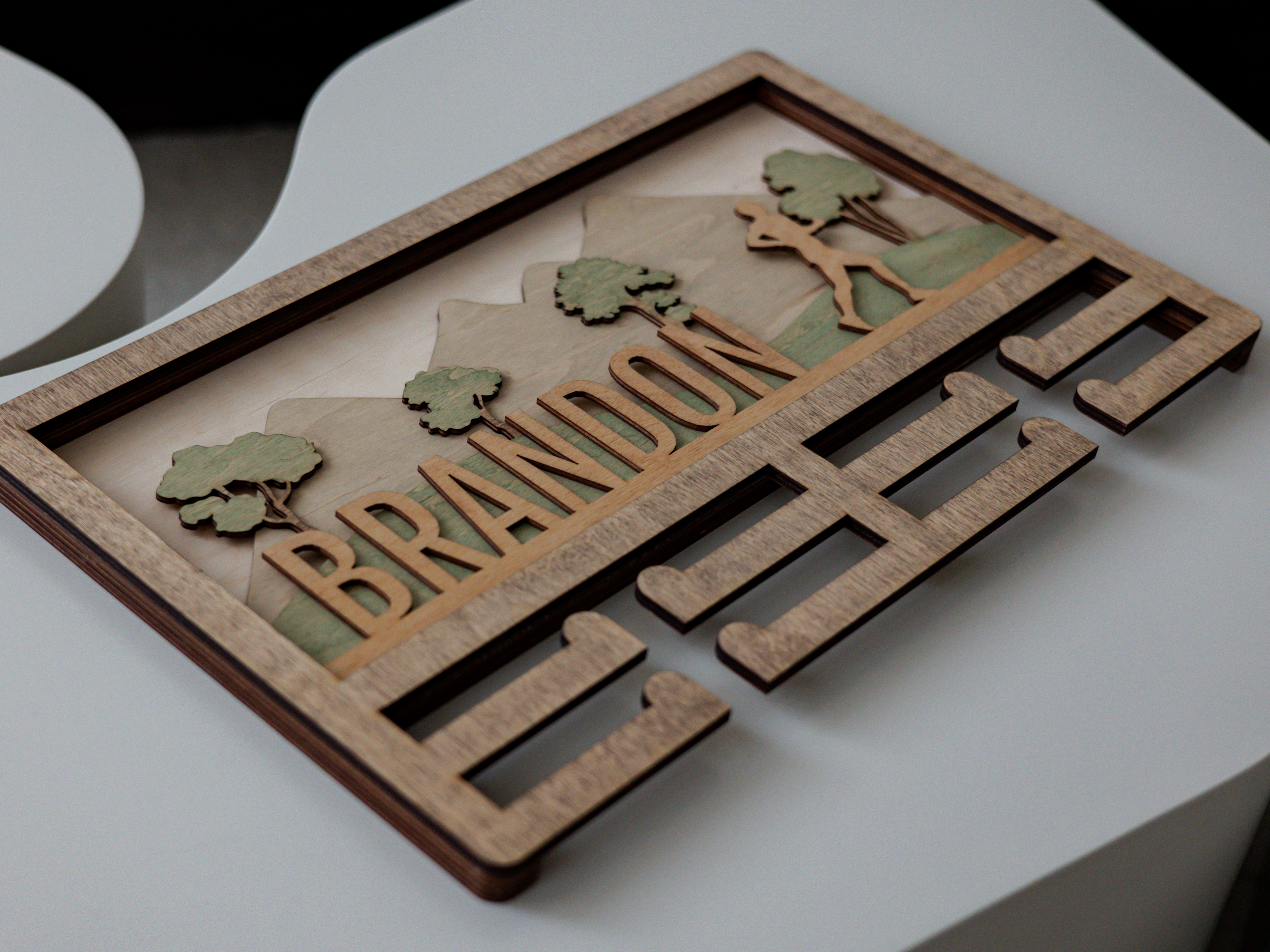 Medalių kabykla Bėgimas (Kalnai)