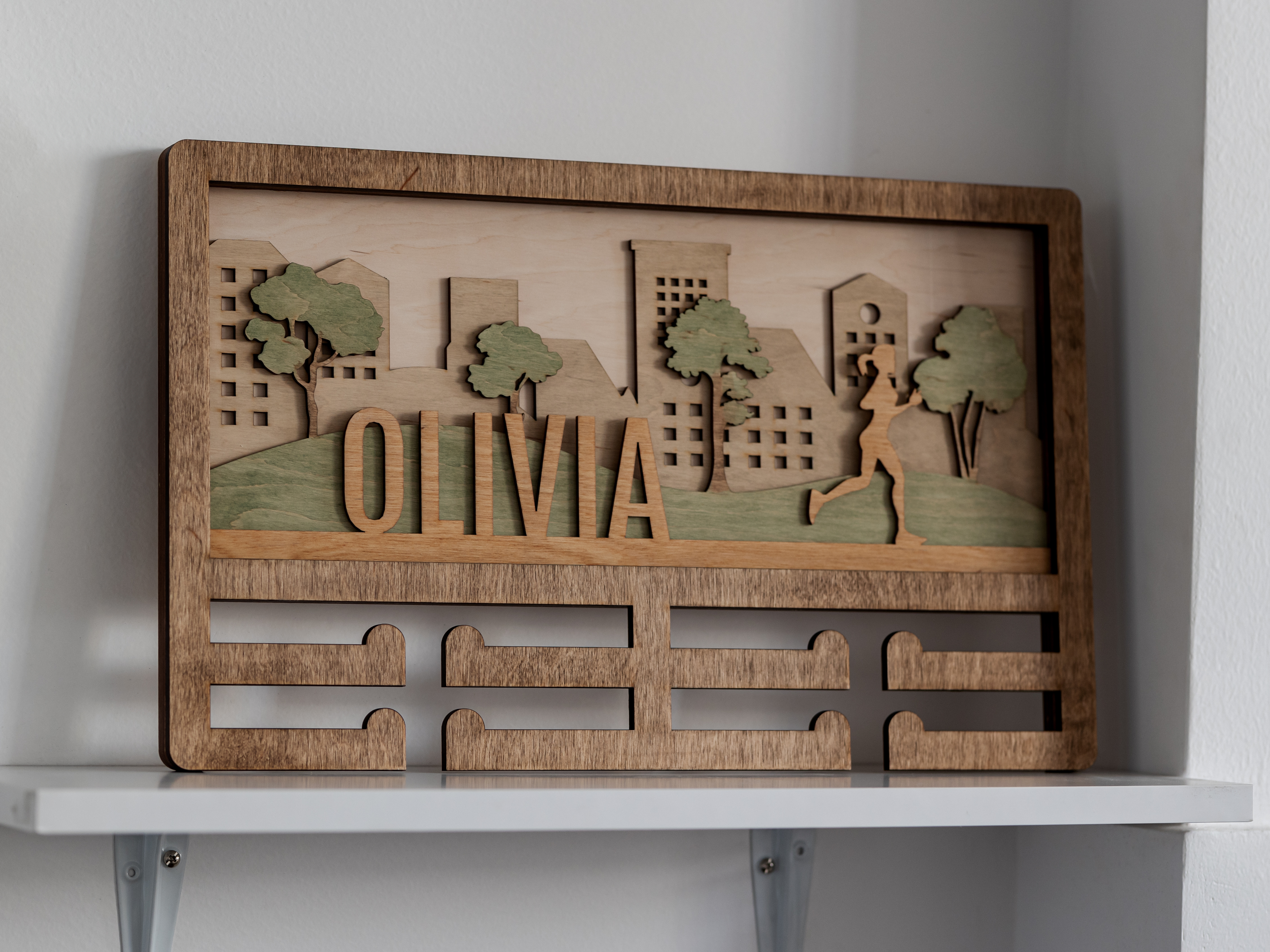 Medalių kabykla Bėgimas (Miestas)