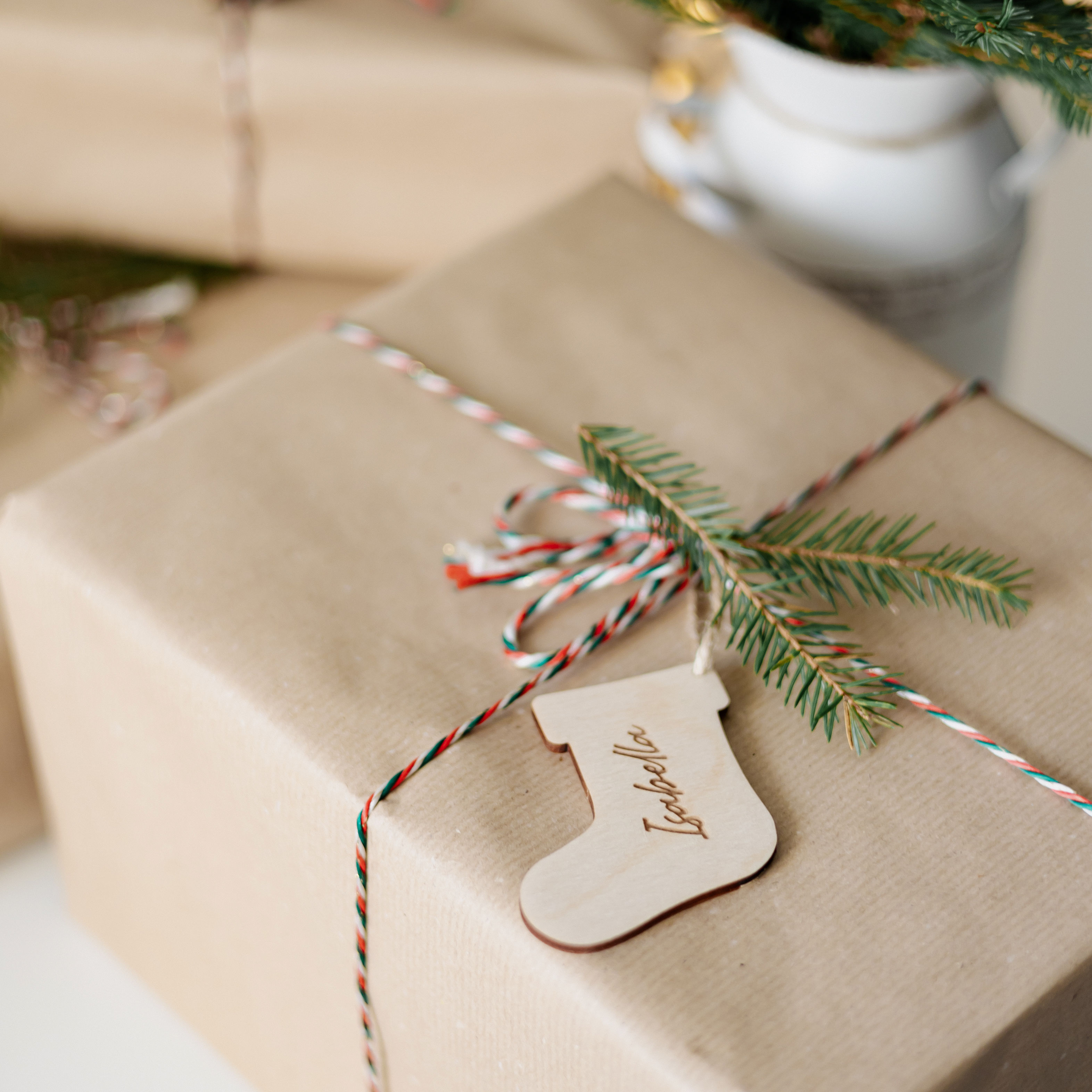 Vardo kortelė Kojinės