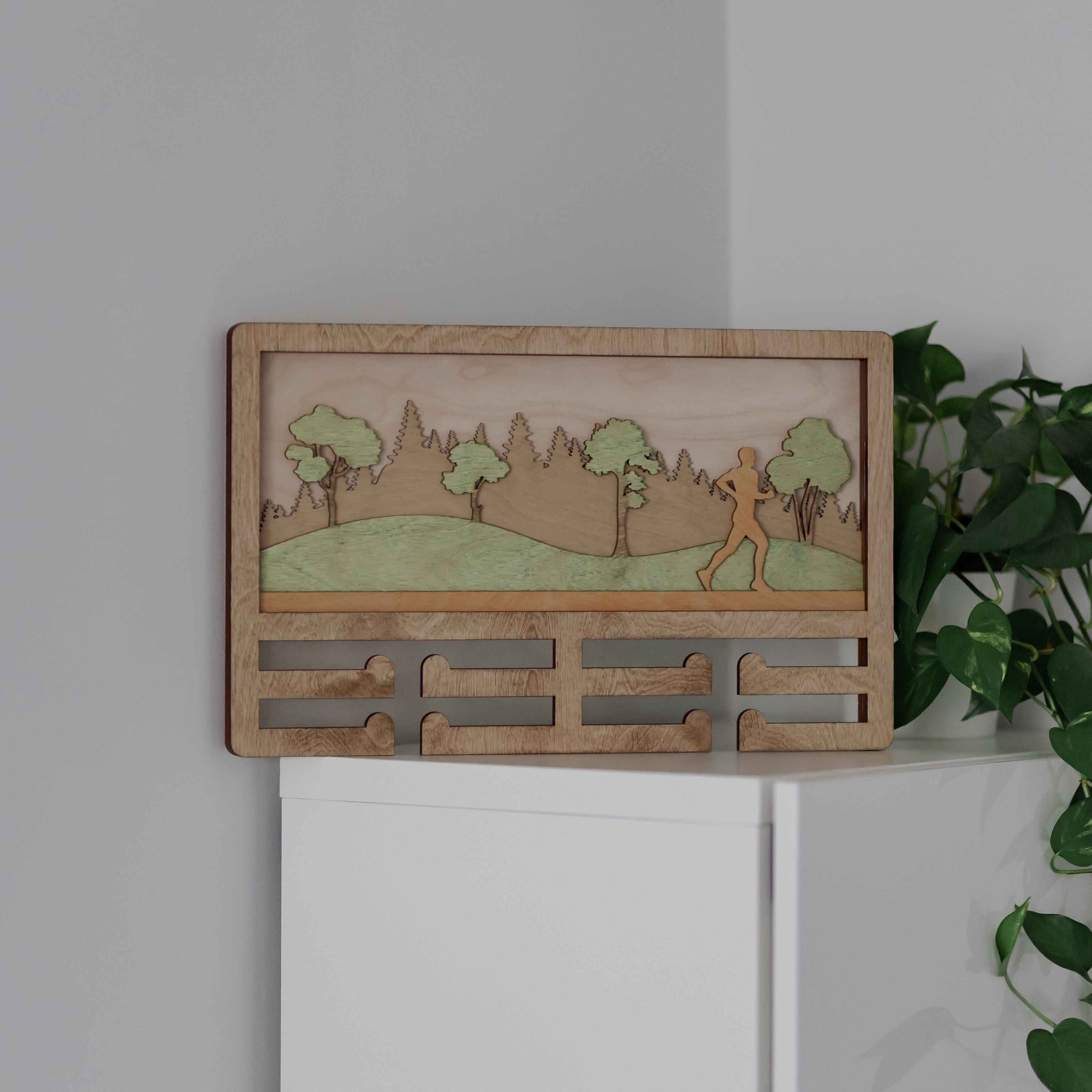 Medalių kabykla Bėgimas (Miškas)