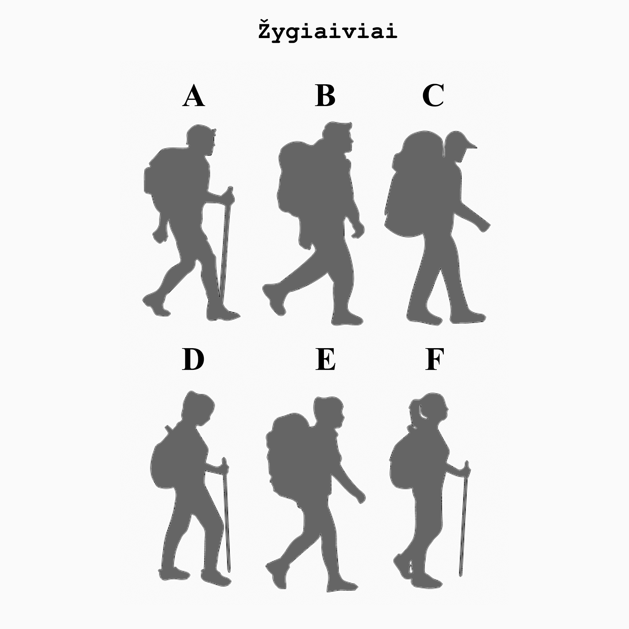 Medalių kabykla Žygiavimas (Kalnai)