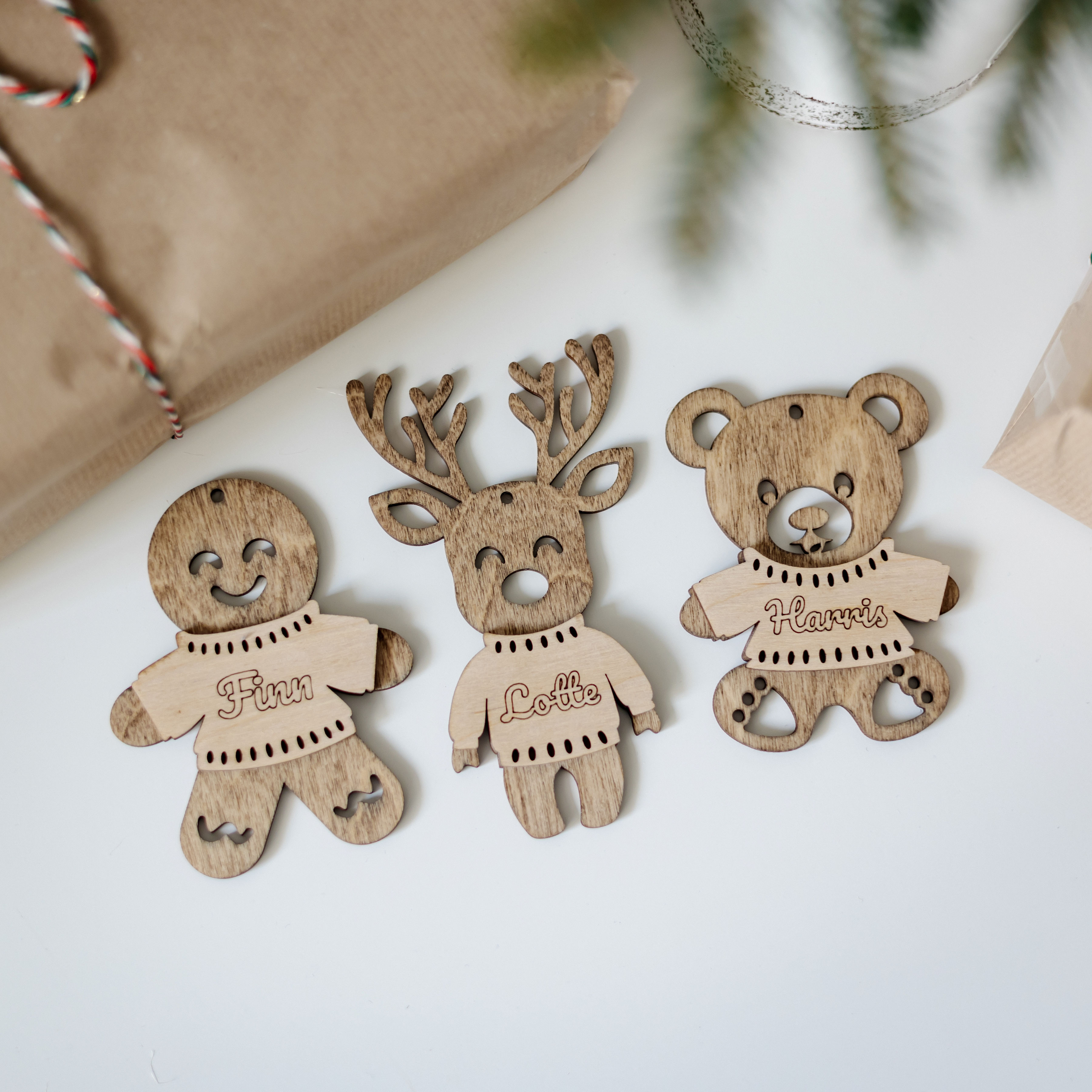 Kalėdinės Ornamentas Meškutis