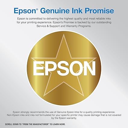 Epson EcoTank ET-15000 Wireless Color All-in-One Supertank Printer with Scanner, Copier, Fax, Ethernet, and Printing up to 13 x 19 Inches, White