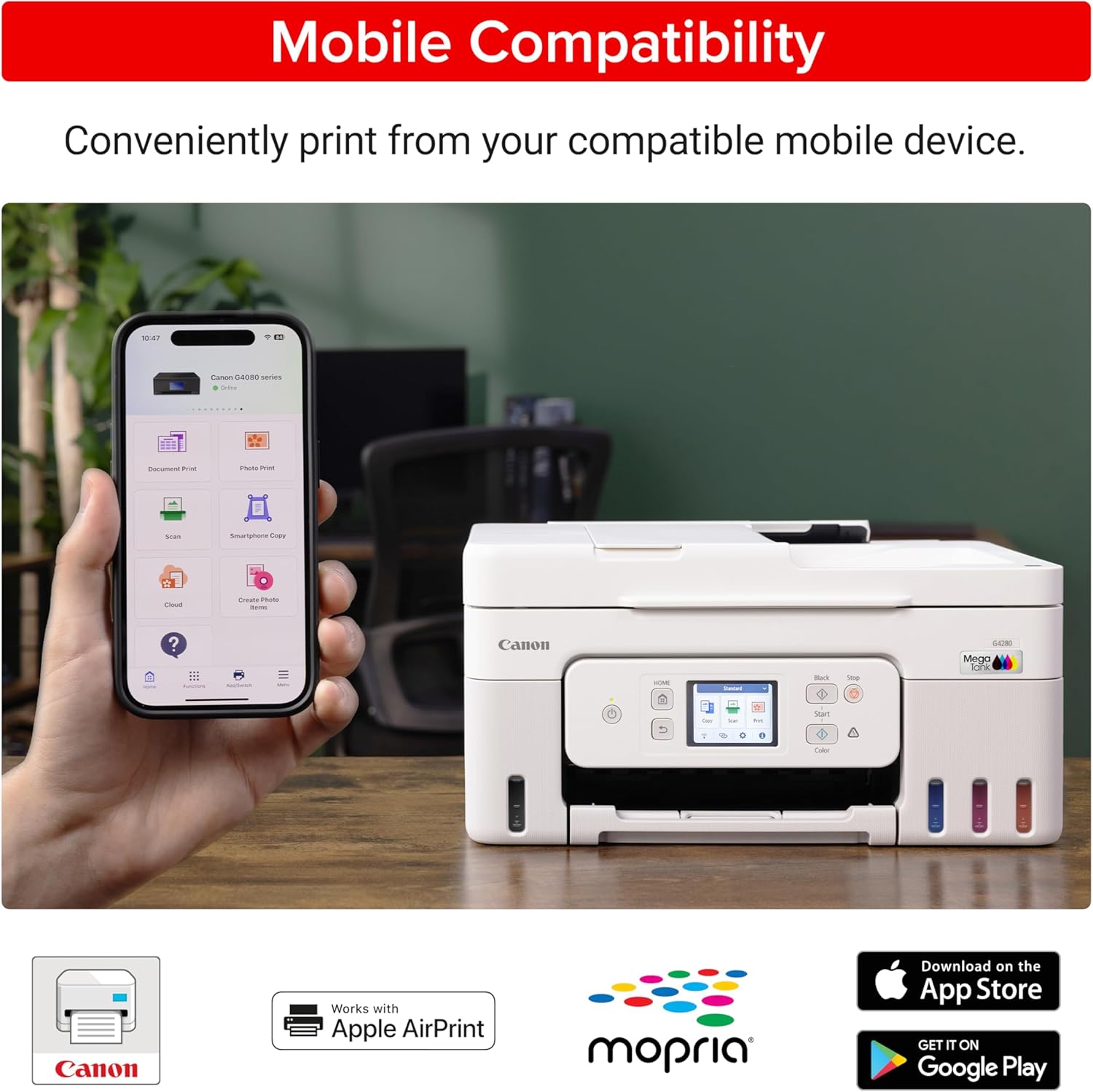 Canon Megatank G4280 All-in-One Wireless Supertank Printer
