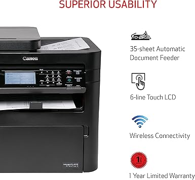 Canon imageCLASS MF267dw II Wireless Monochrome Laser Printer