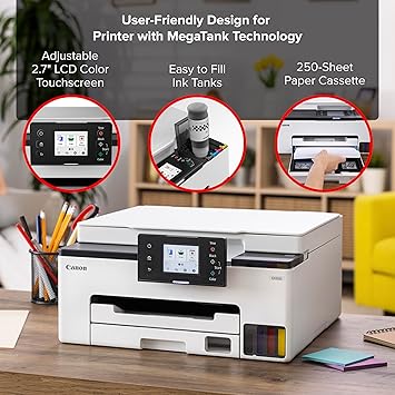 Canon MAXIFY GX1020 All-in-One Wireless Supertank Printer