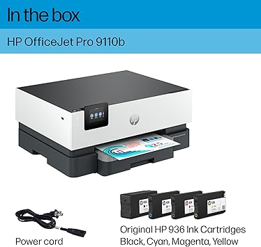 HP OfficeJet Pro 9110b Wireless Color Inkjet Printer