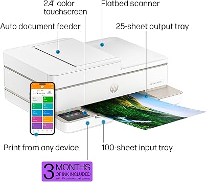 HP Envy 6555e Wireless All-in-One Color Inkjet Printer – Best for Home Use