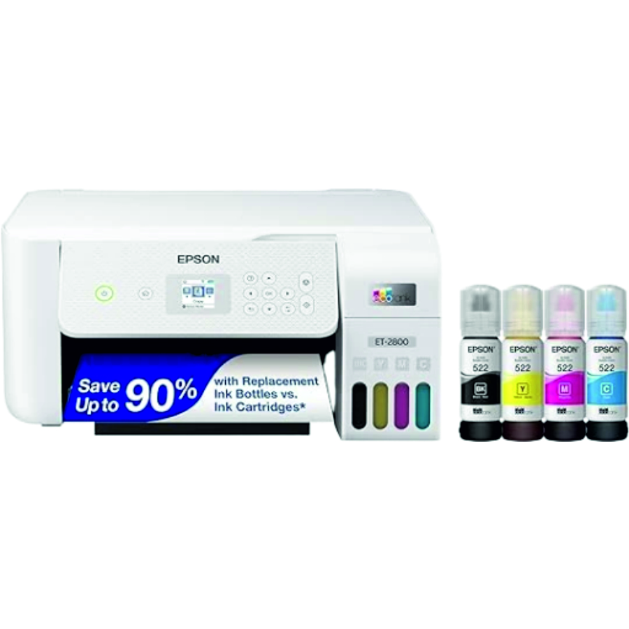 Epson EcoTank ET-2800 Wireless Color All-in-One Printer