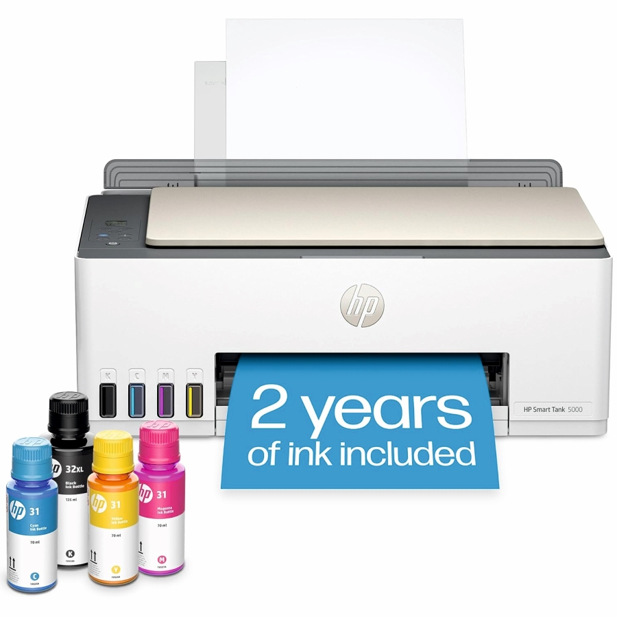 HP Smart Tank 5000: Wireless All-in-One Ink Tank Printer