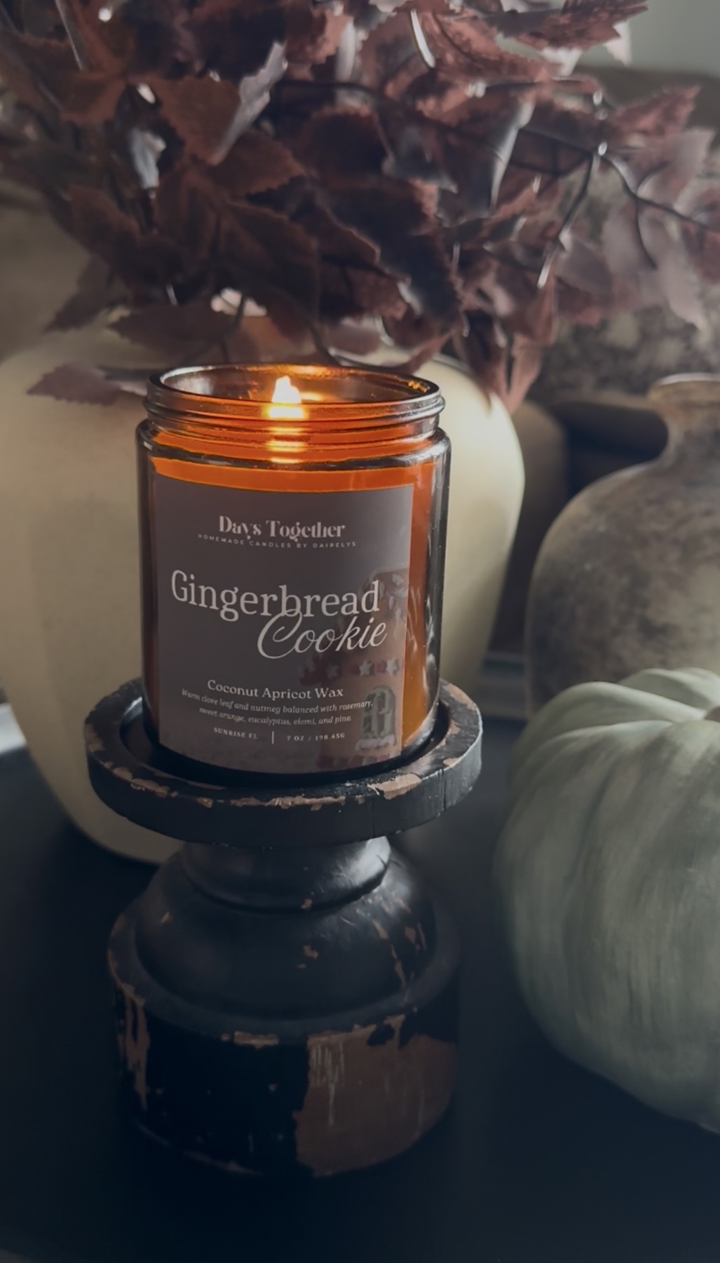Gingerbread Cookie Scented Candle