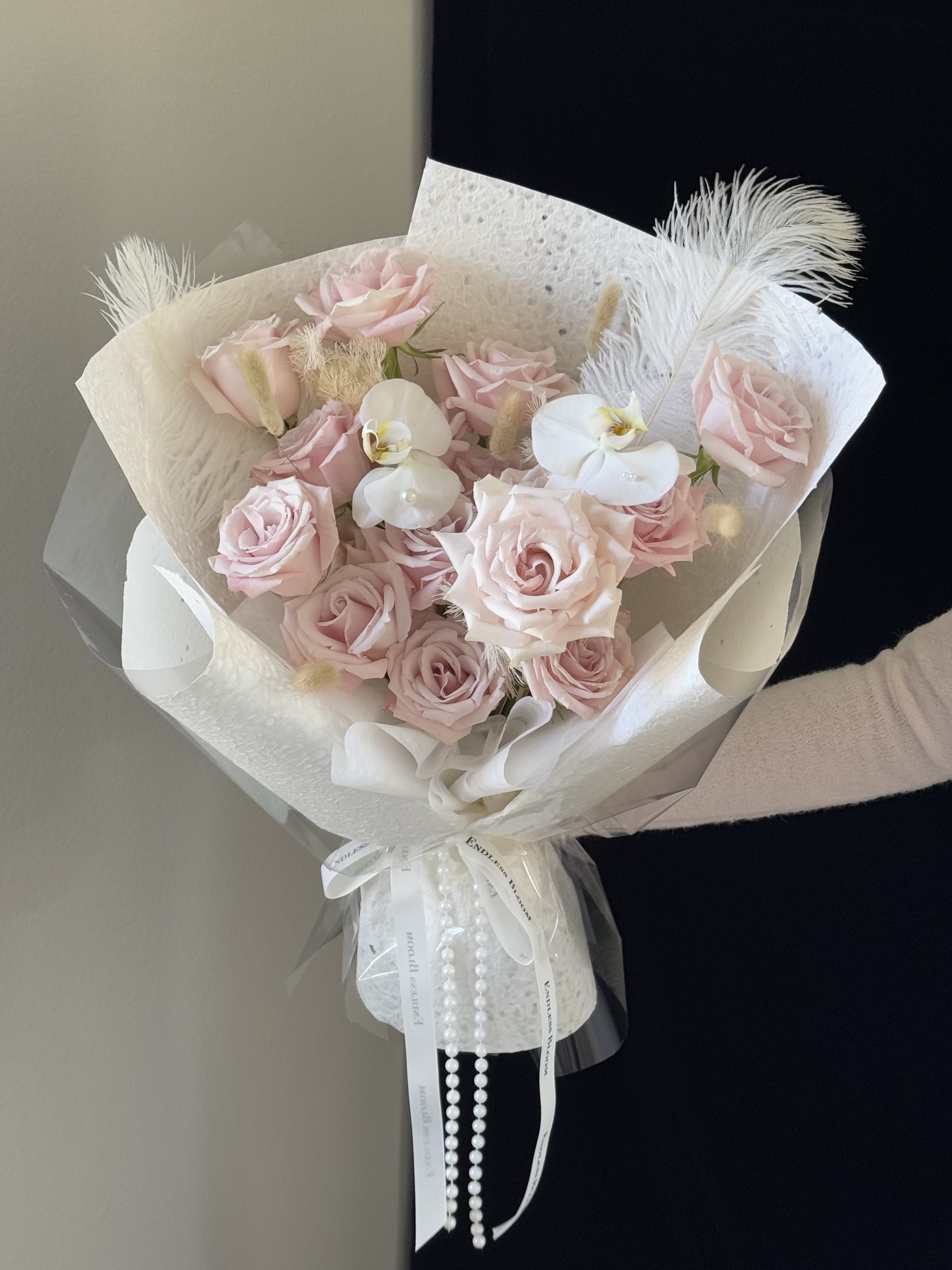 Pink Flower Bouquet (Medium) 粉色混搭花束中号