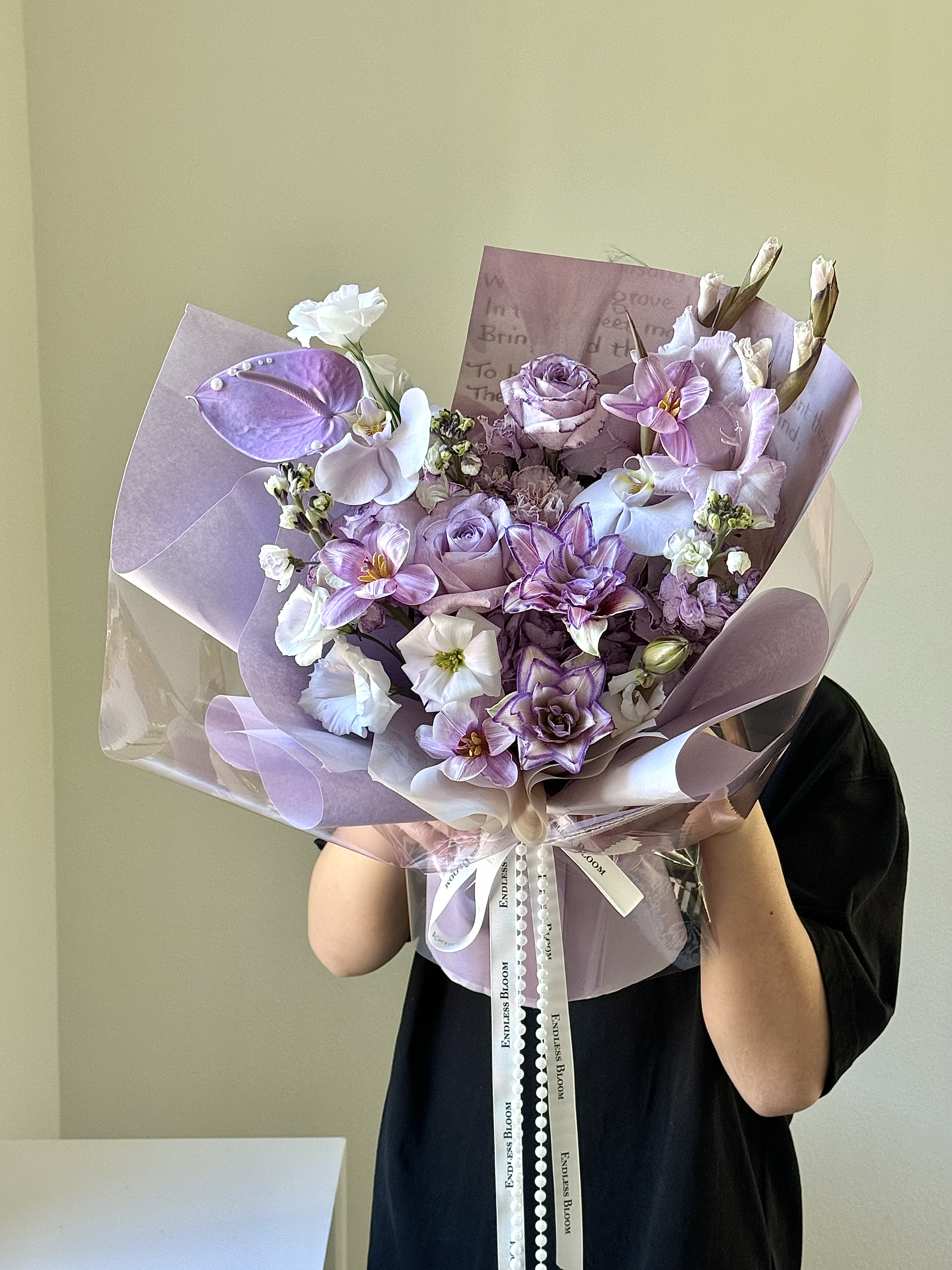 Purple Flower Bouquet (Medium) 紫色混搭花束中号