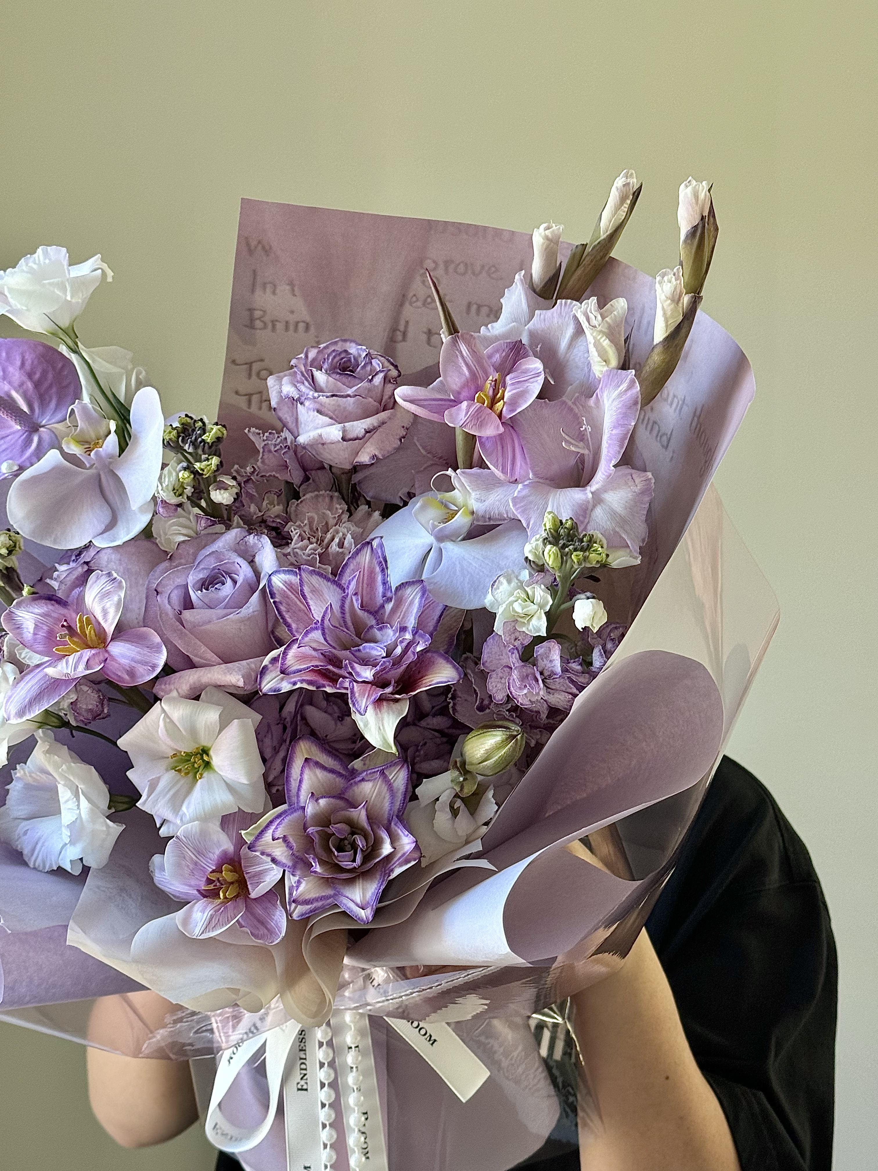 Purple Flower Bouquet (Medium) 紫色混搭花束中号