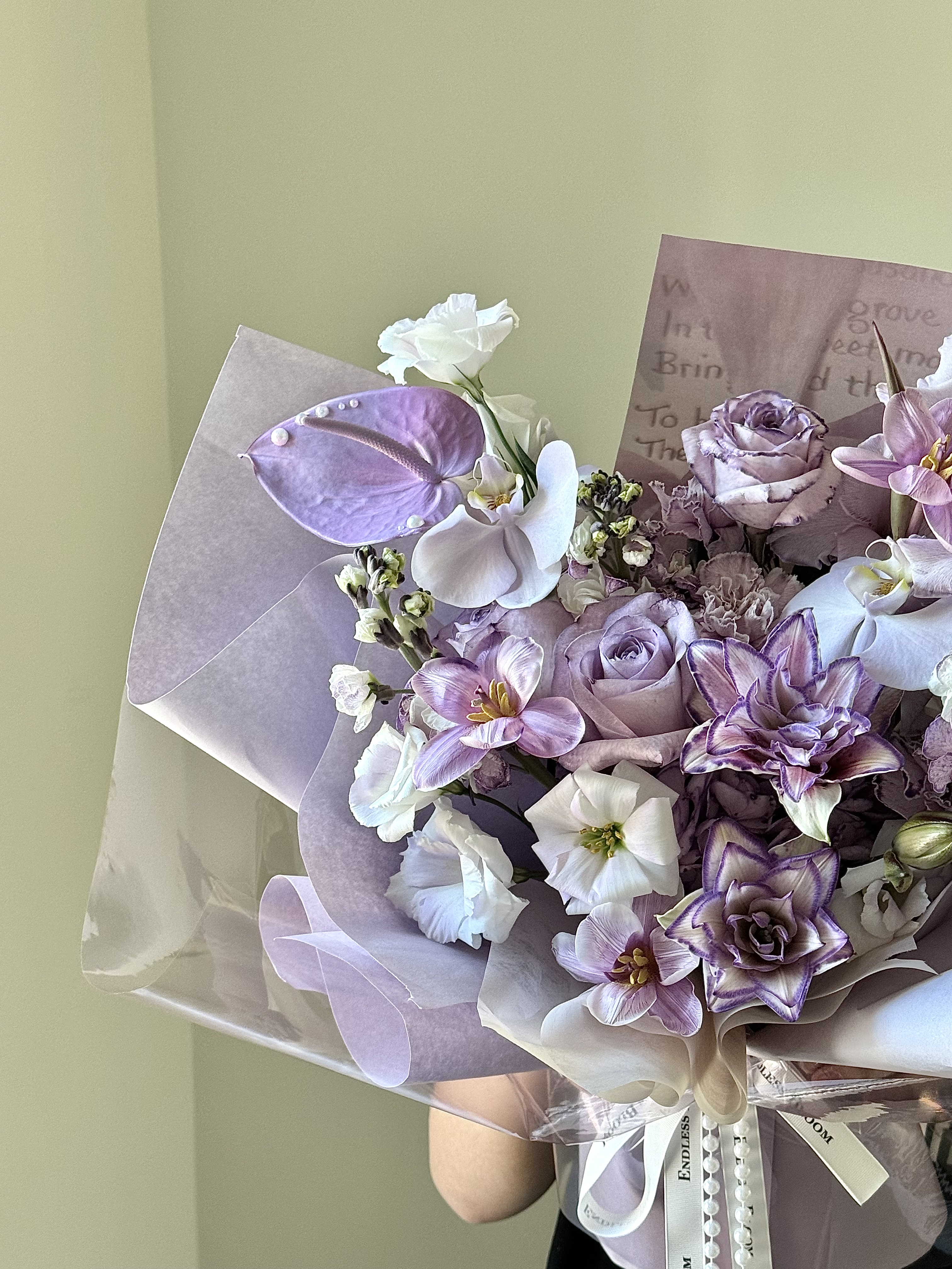 Purple Flower Bouquet (Medium) 紫色混搭花束中号
