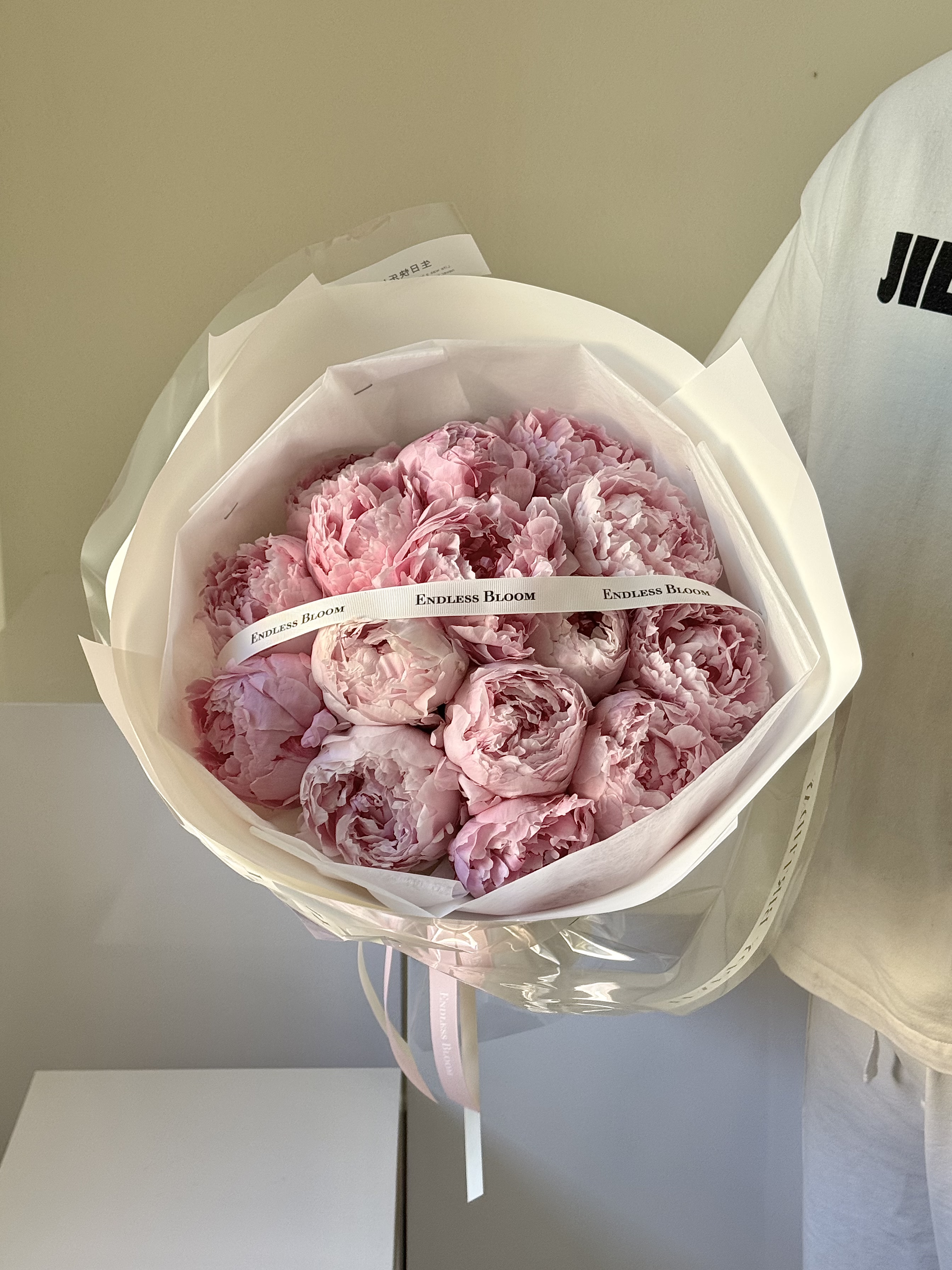 15 Penoies Bouquet 15枝莎拉芍药花束