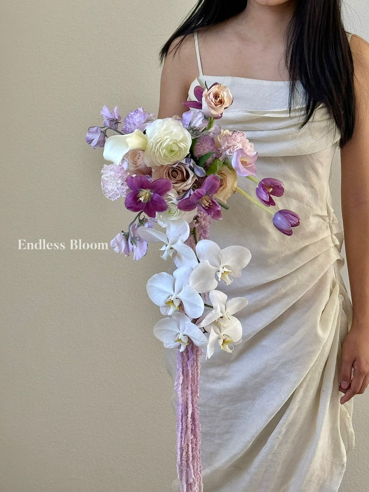 Waterfall Bridal Wedding Bouquet 韩式新娘瀑布手捧花