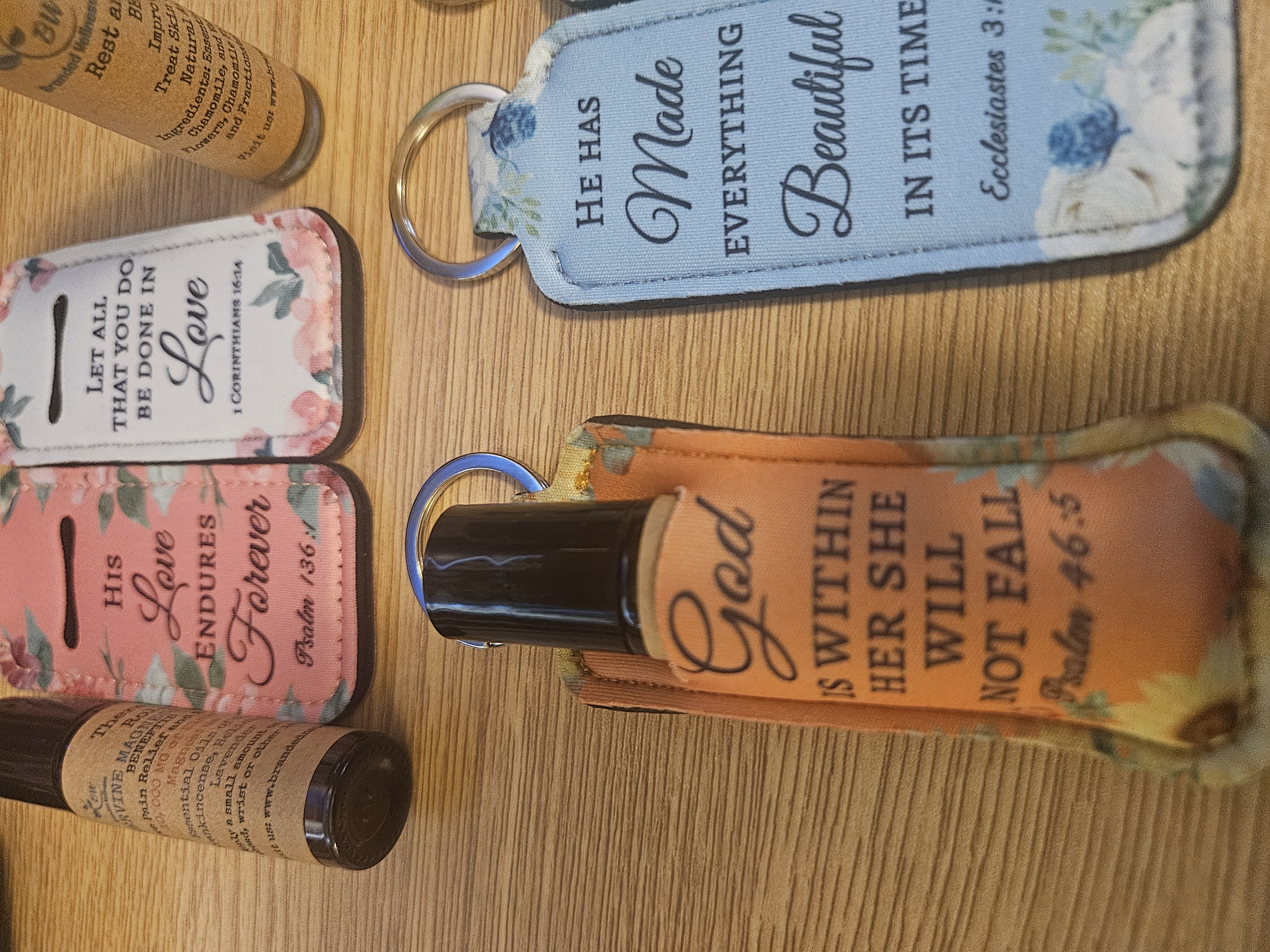 Bible Verse Key Chain