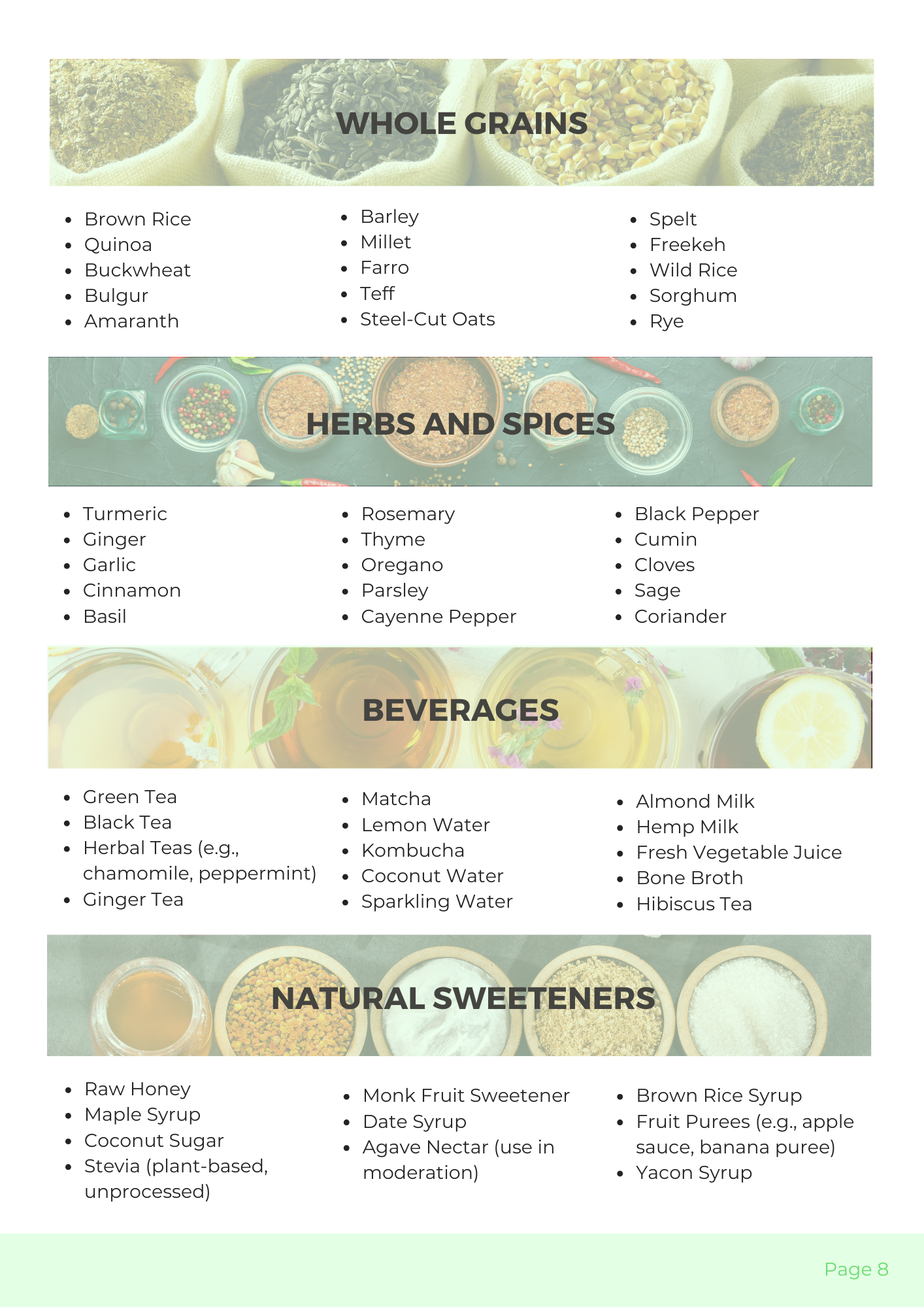 Detox Pathway Meal Plan
