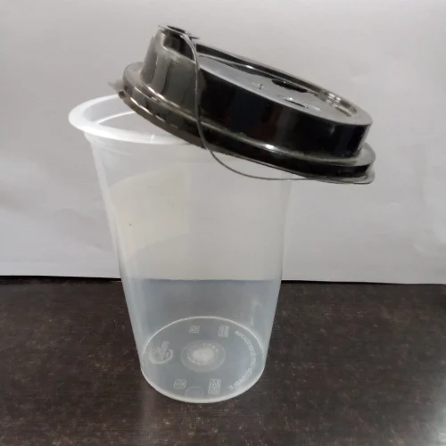 Transparent Glass With Sipper Cap 250ml 