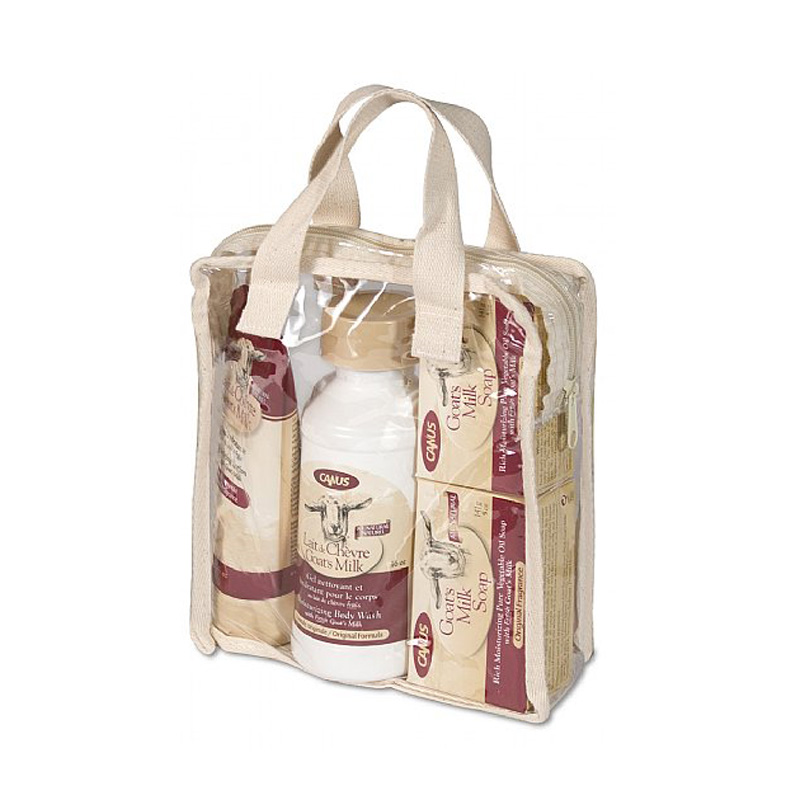 Clear Bath Set Bag With Handle