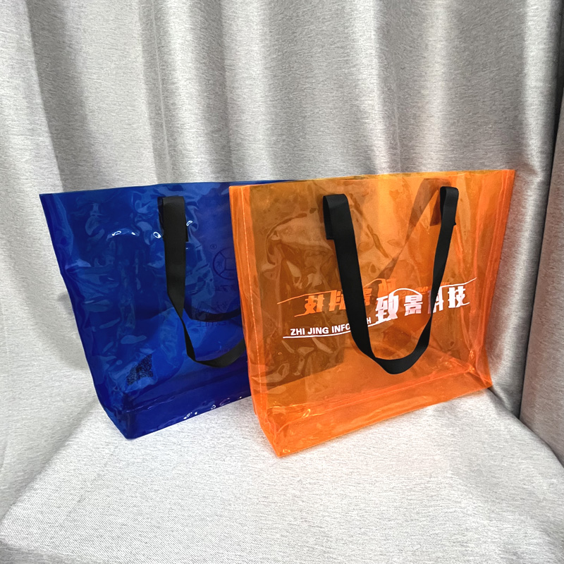 Color Transparent Beach Tote Bags