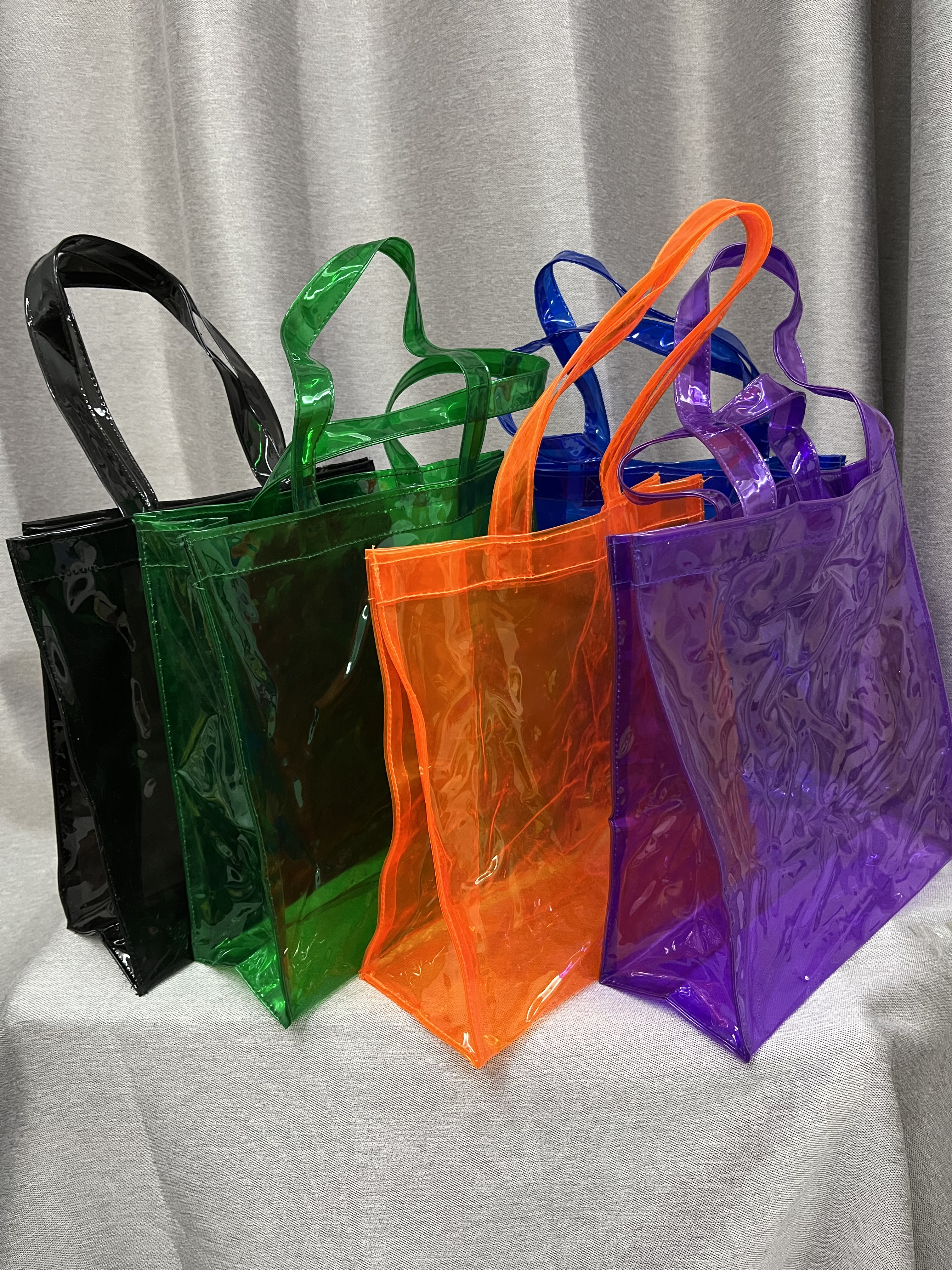 Colorful Transparent Tote Bags
