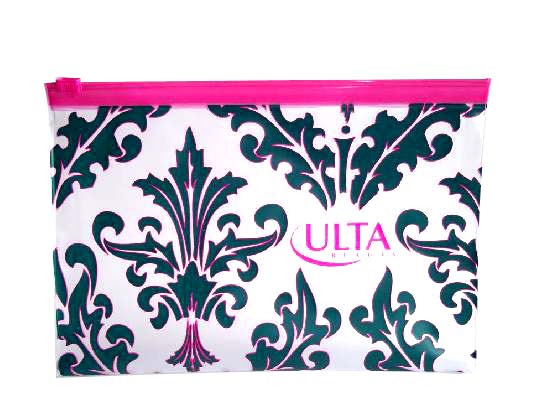 Patterned Zipper Cosmetic Bag
