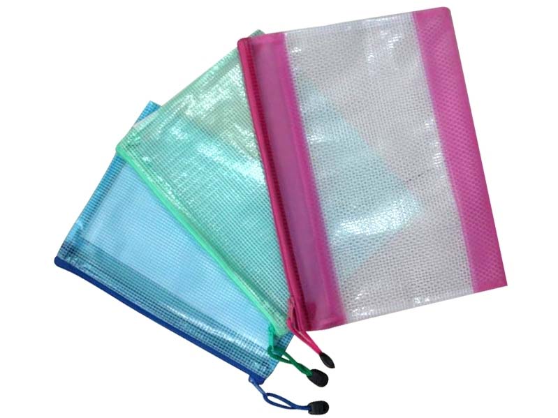 Mesh Zipper Pouch Set