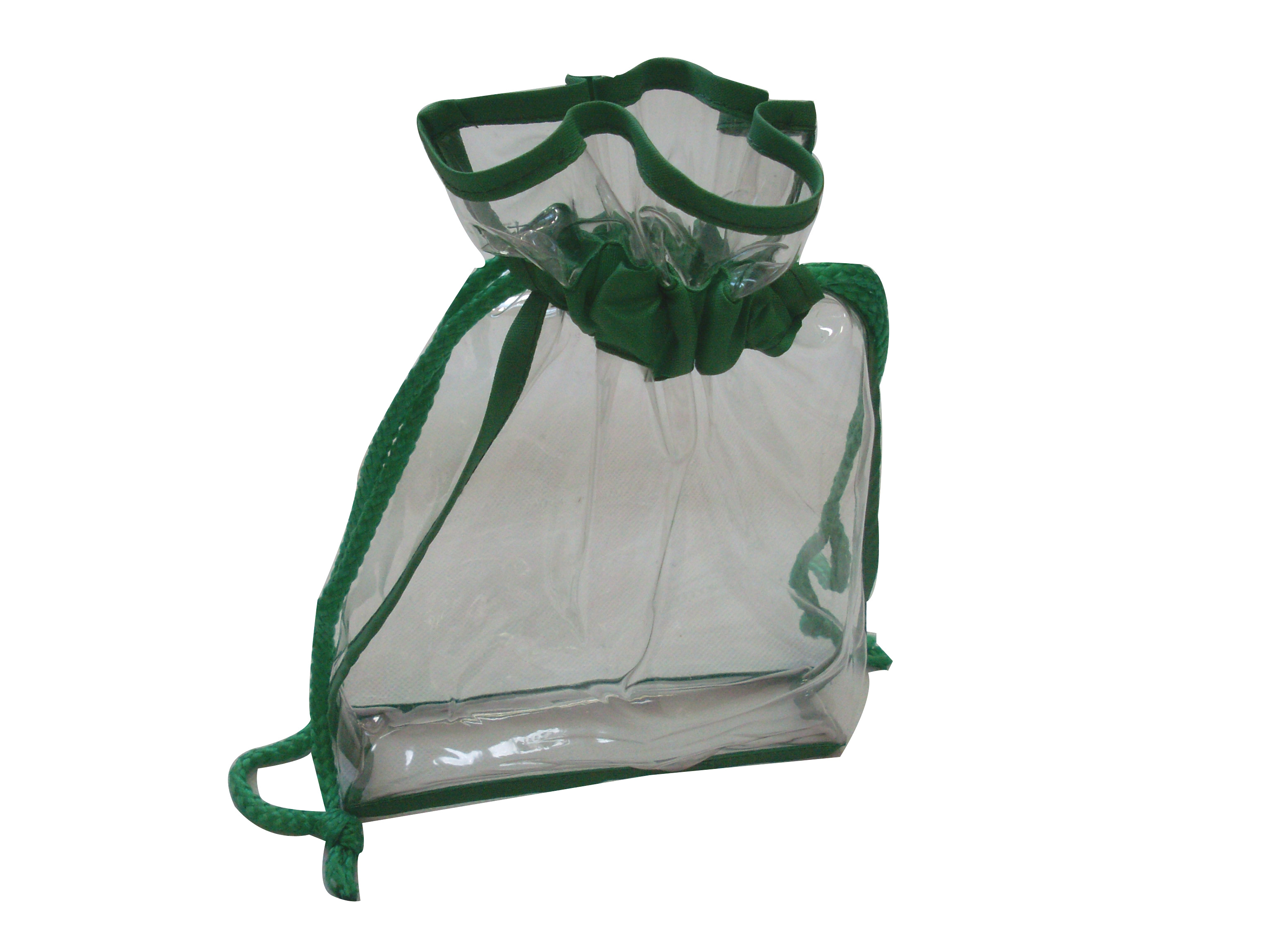 Transparent Drawstring Gift Bag Sample Cosmetic Bag