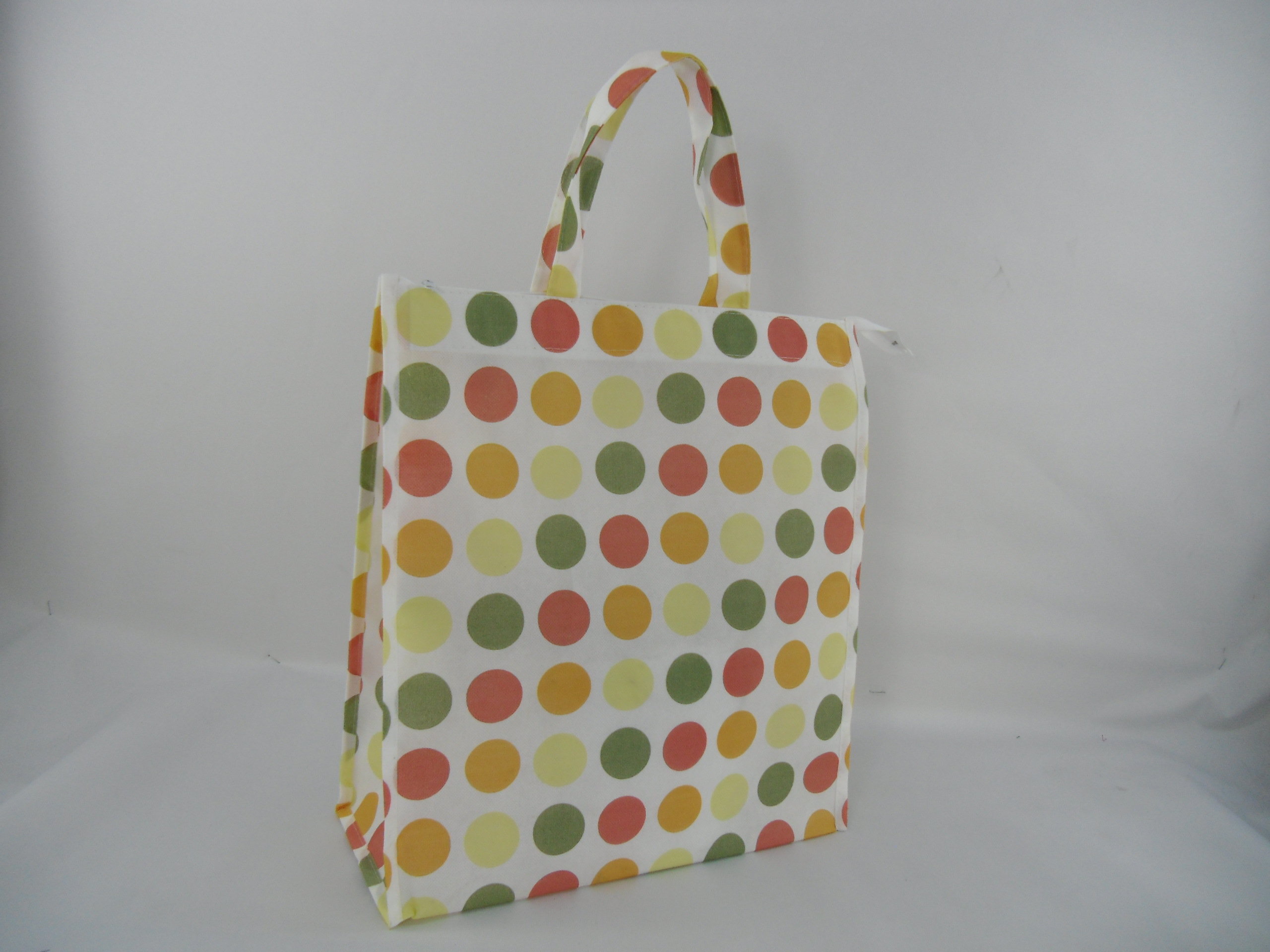 Polka Dot Tote Bag Supper Market Non Woven Bag