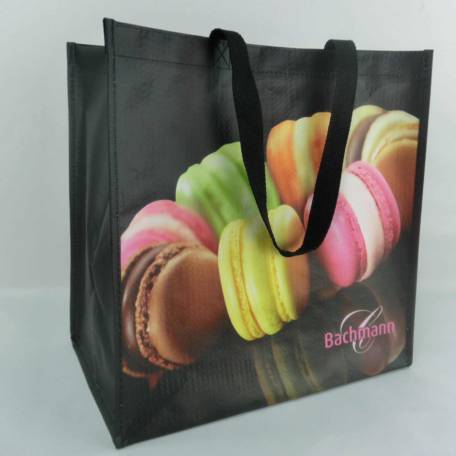 Macaron Design Tote Bag Reusable Grocery Bag