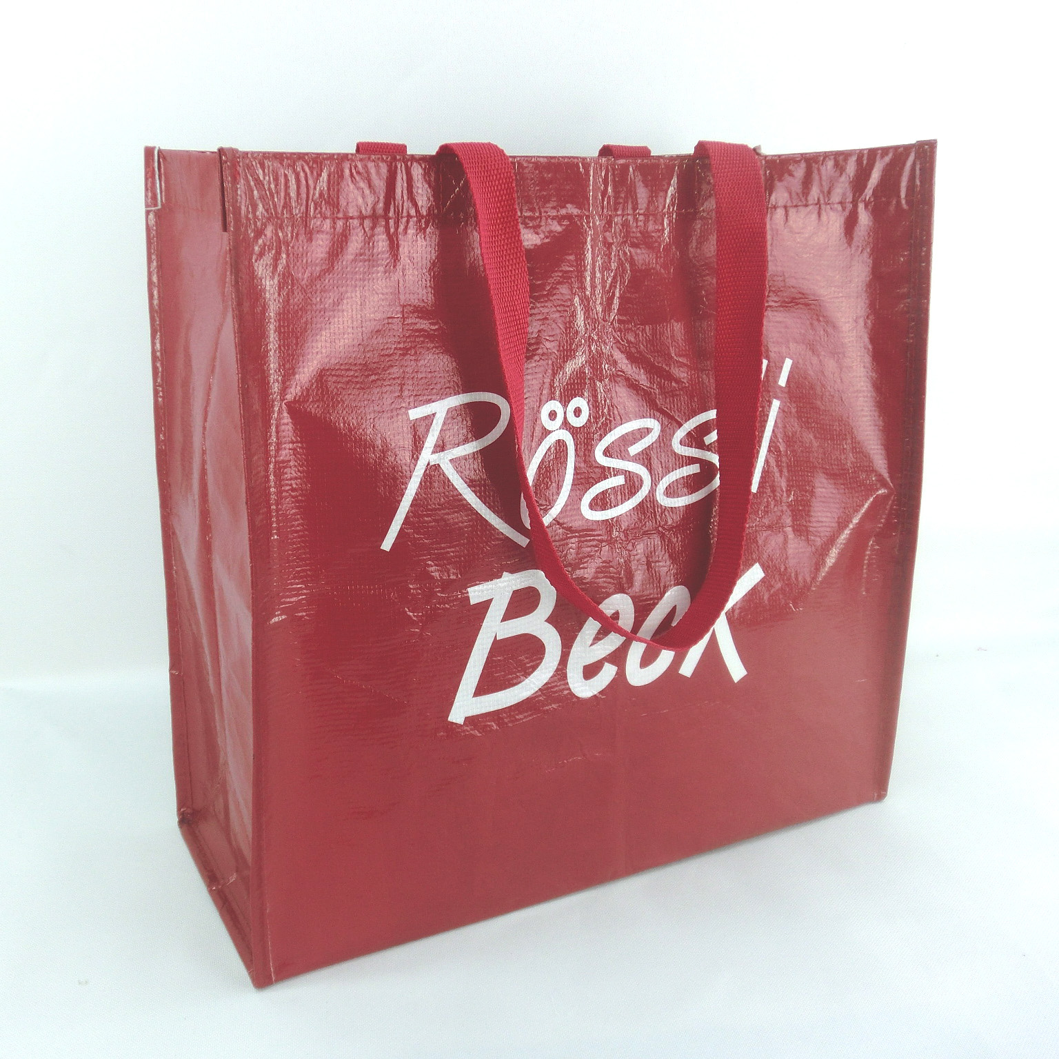 Reusable Red Rpet Woven Shopping Bag