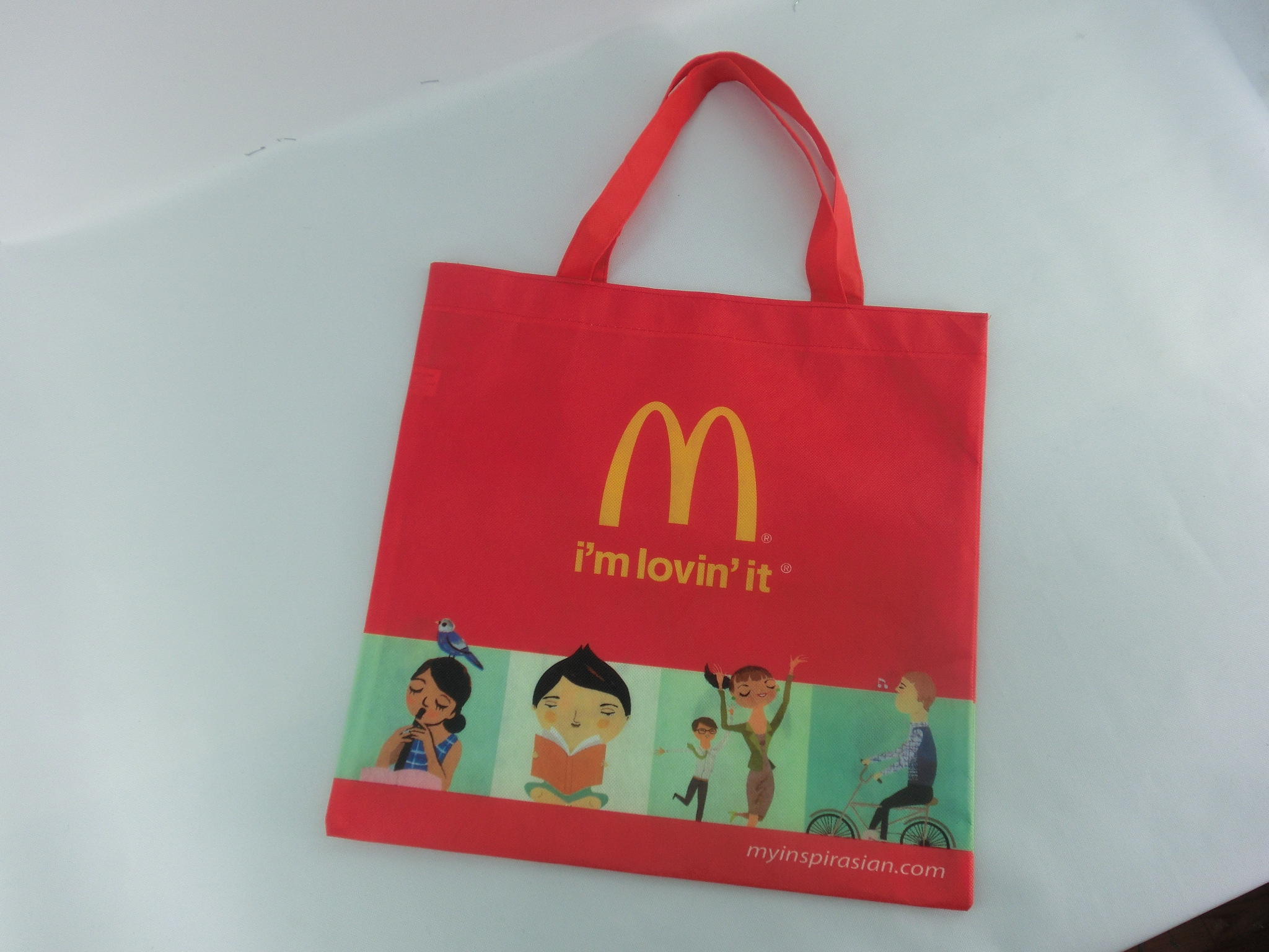 Cheap Non Woven McDonald's Tote Bag