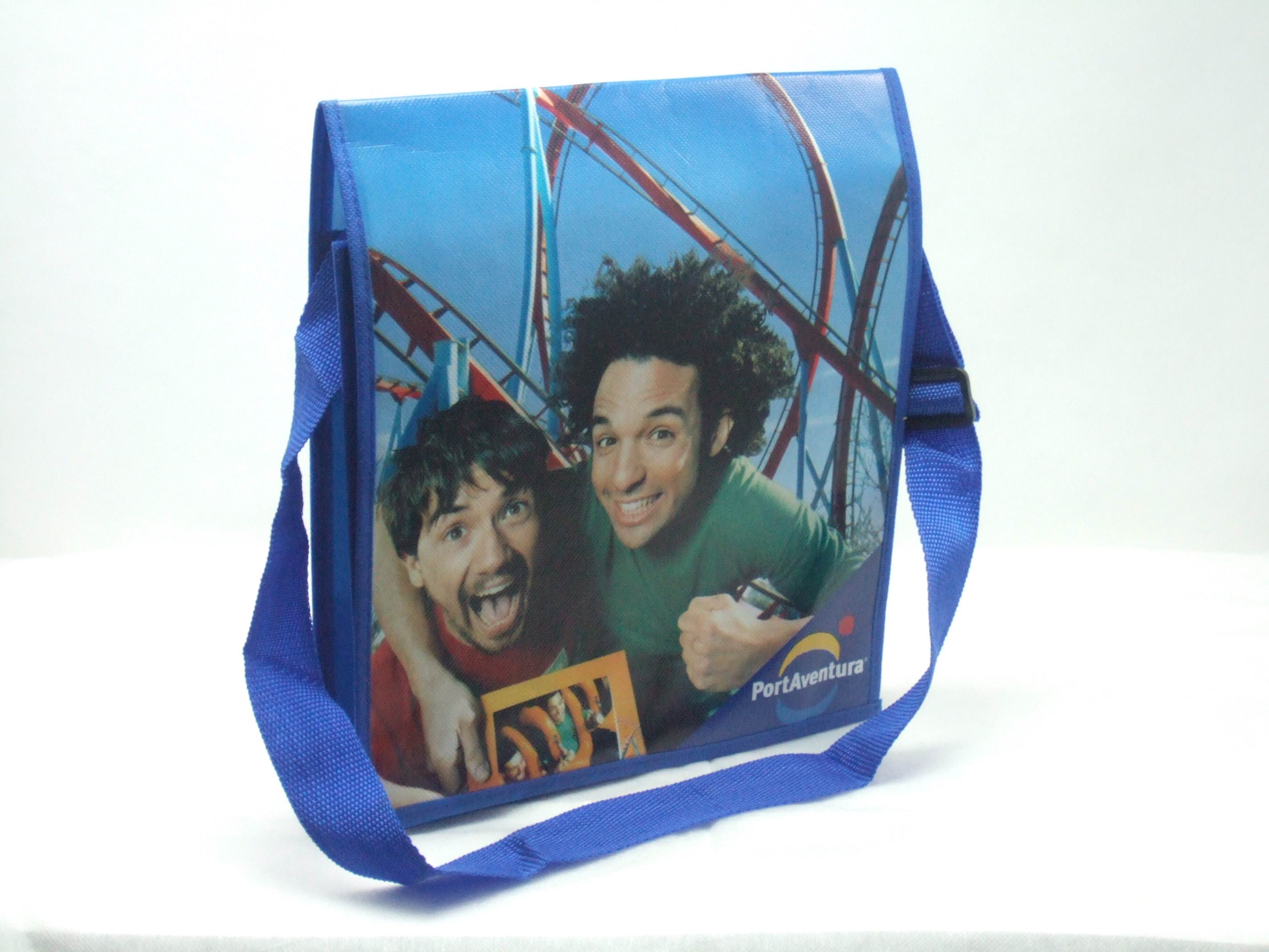 Non Woven Shoulder Messenger Bag With Promotional Logo Printing