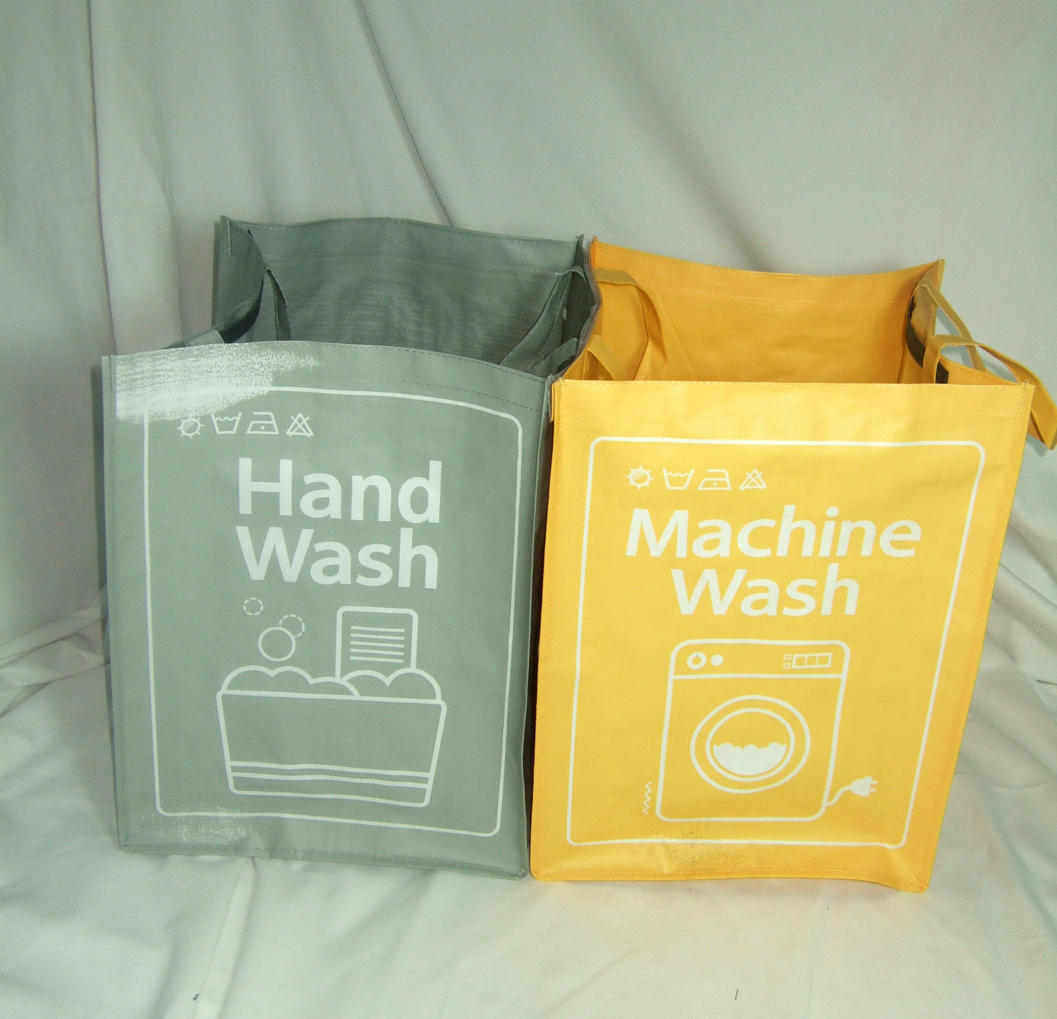 Laundry Baskets Set Waterproof PP Woven Bag Set