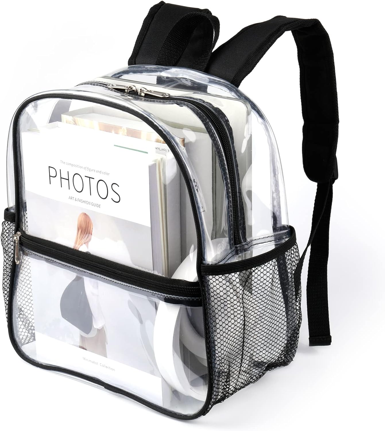 Transparent Backpack 15x12x6inch Stadium Sport Backpack Bags