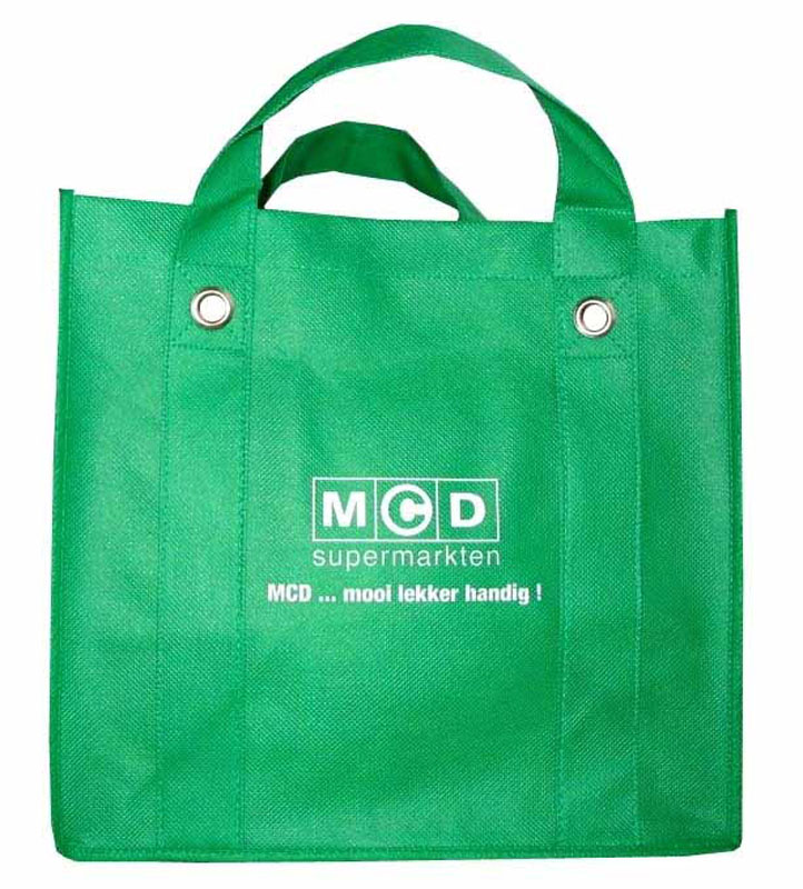 Green Reusable Non Woven Shopping Bag