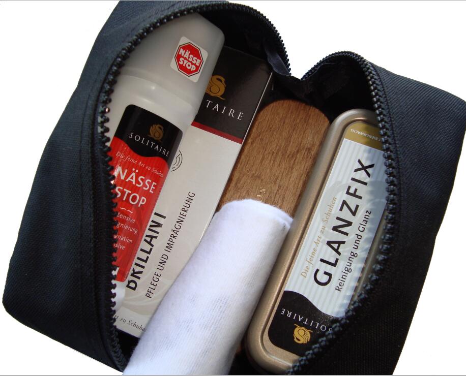 Shoe Care Kit Packing Bag Big Open Made of 600D polyester