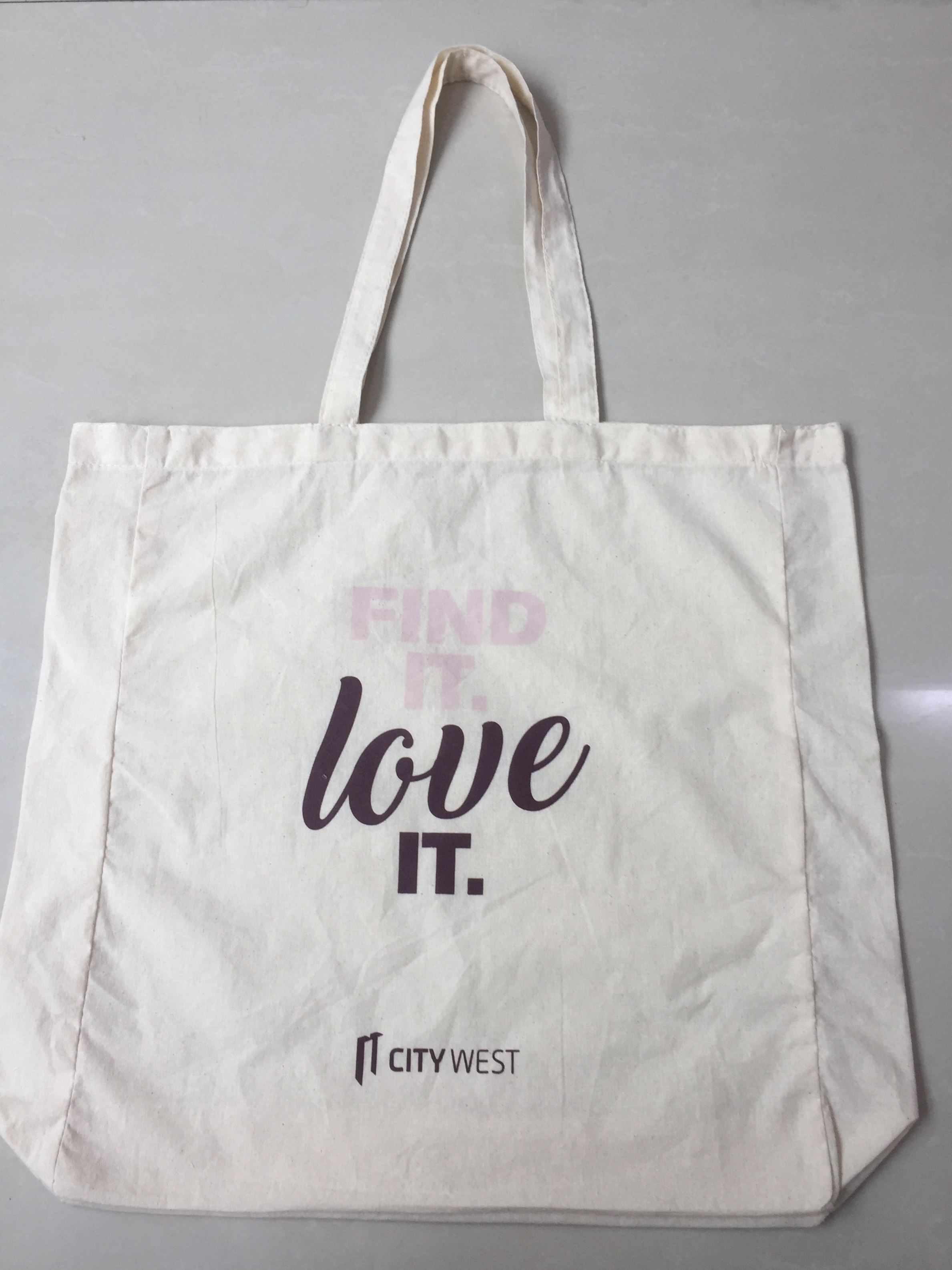 Canvas Tote Bag 6OZ 100% Natural Cotton Silk Screen Logo Printing