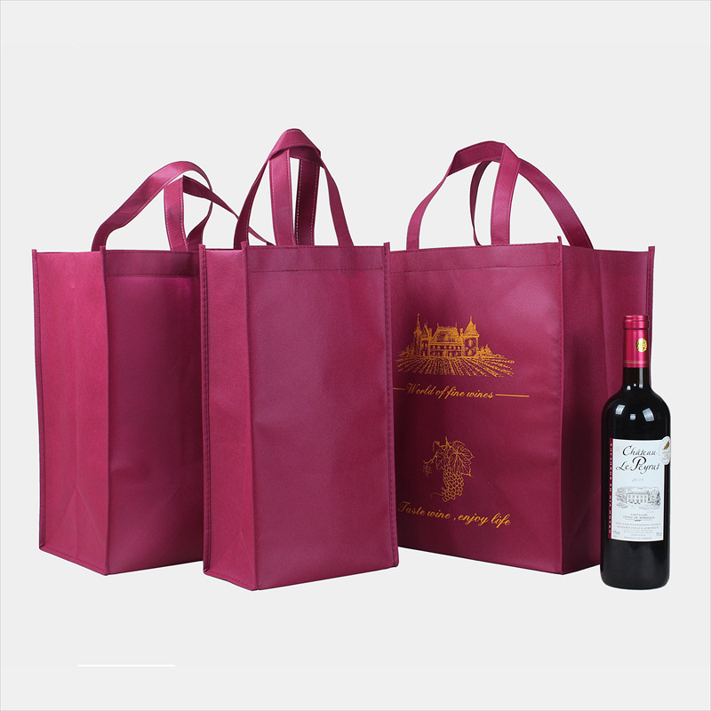 Wine Bottle Tote Bags