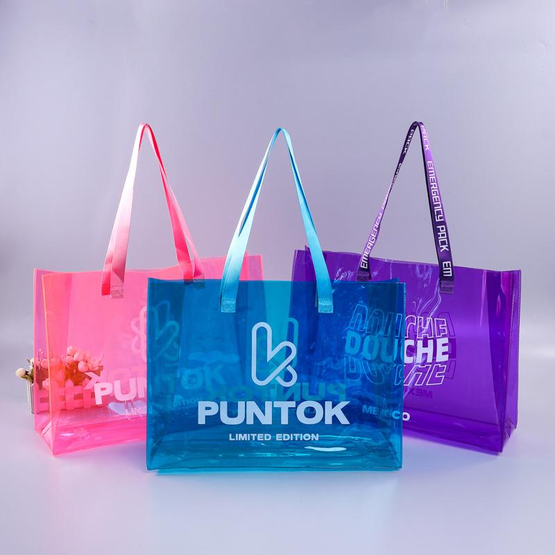 Puntok Transparent Promotion Shopping Bags