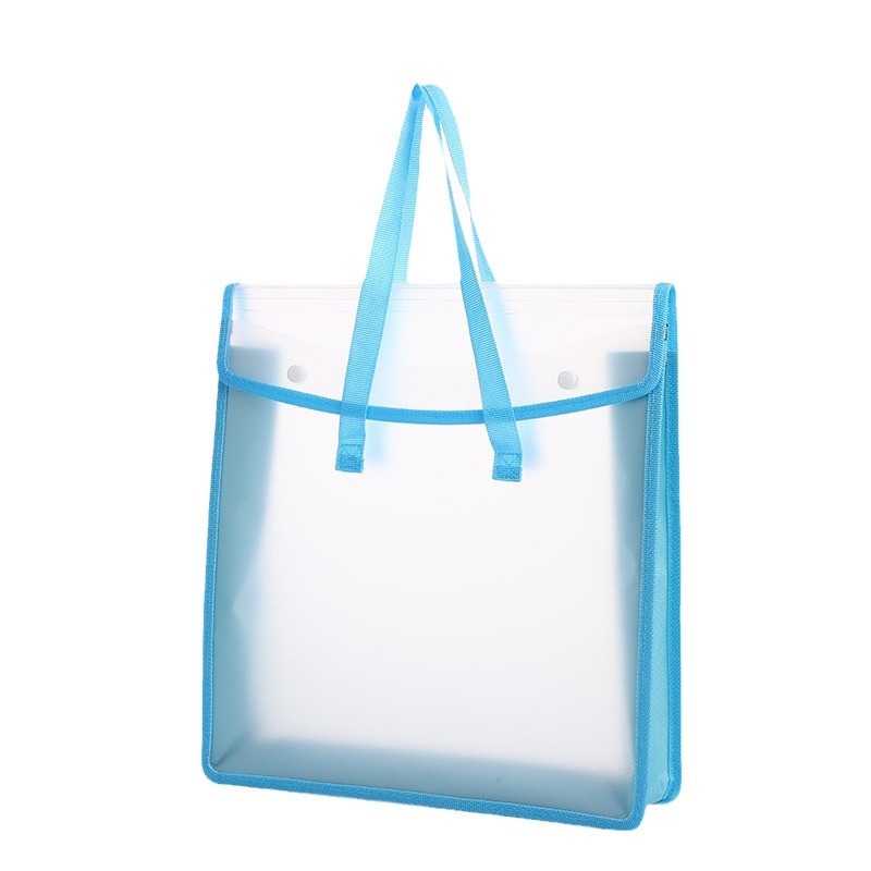 Transparent Blue Tote Bag