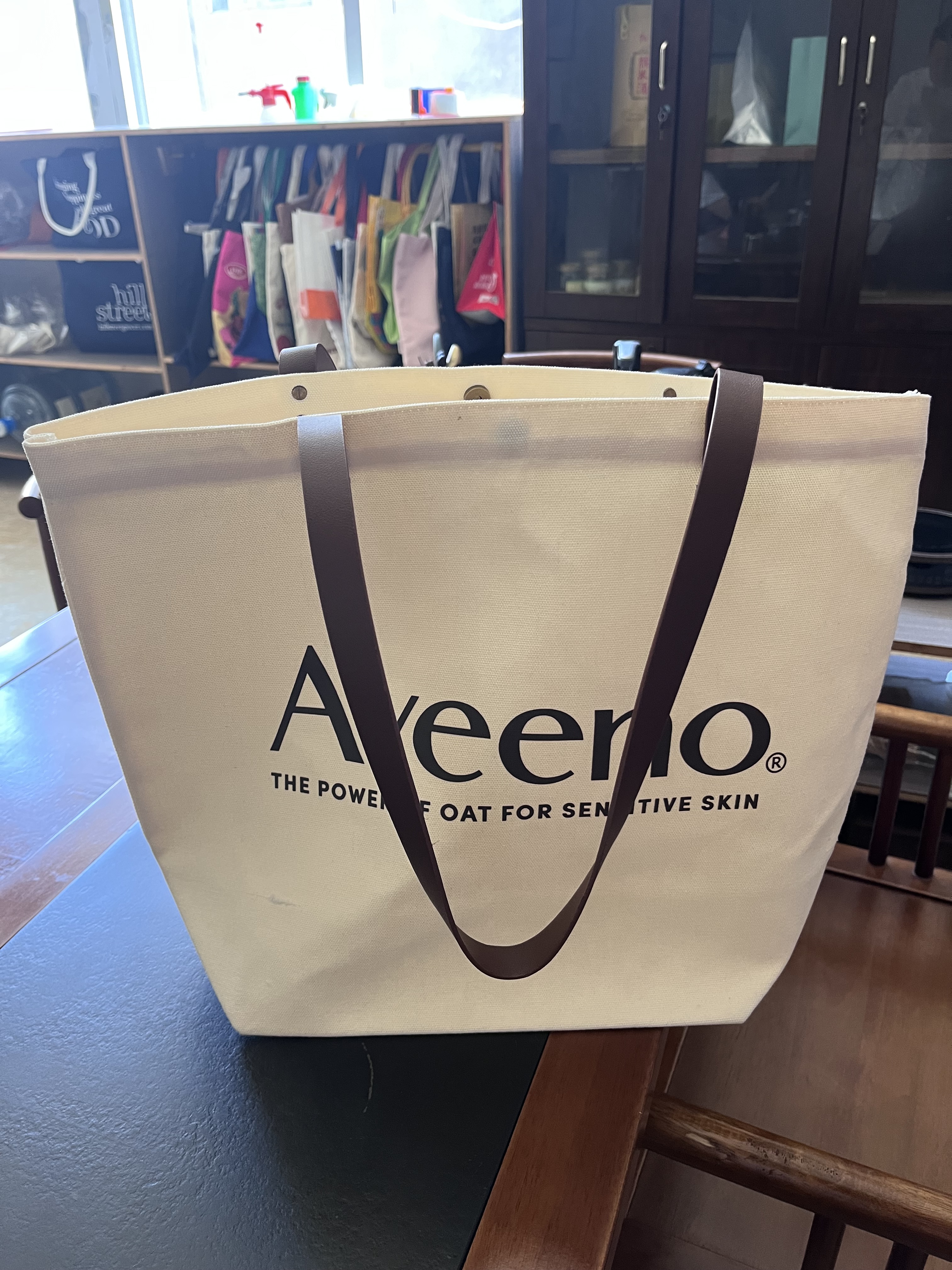 Aveeno Canvas Tote Bag
