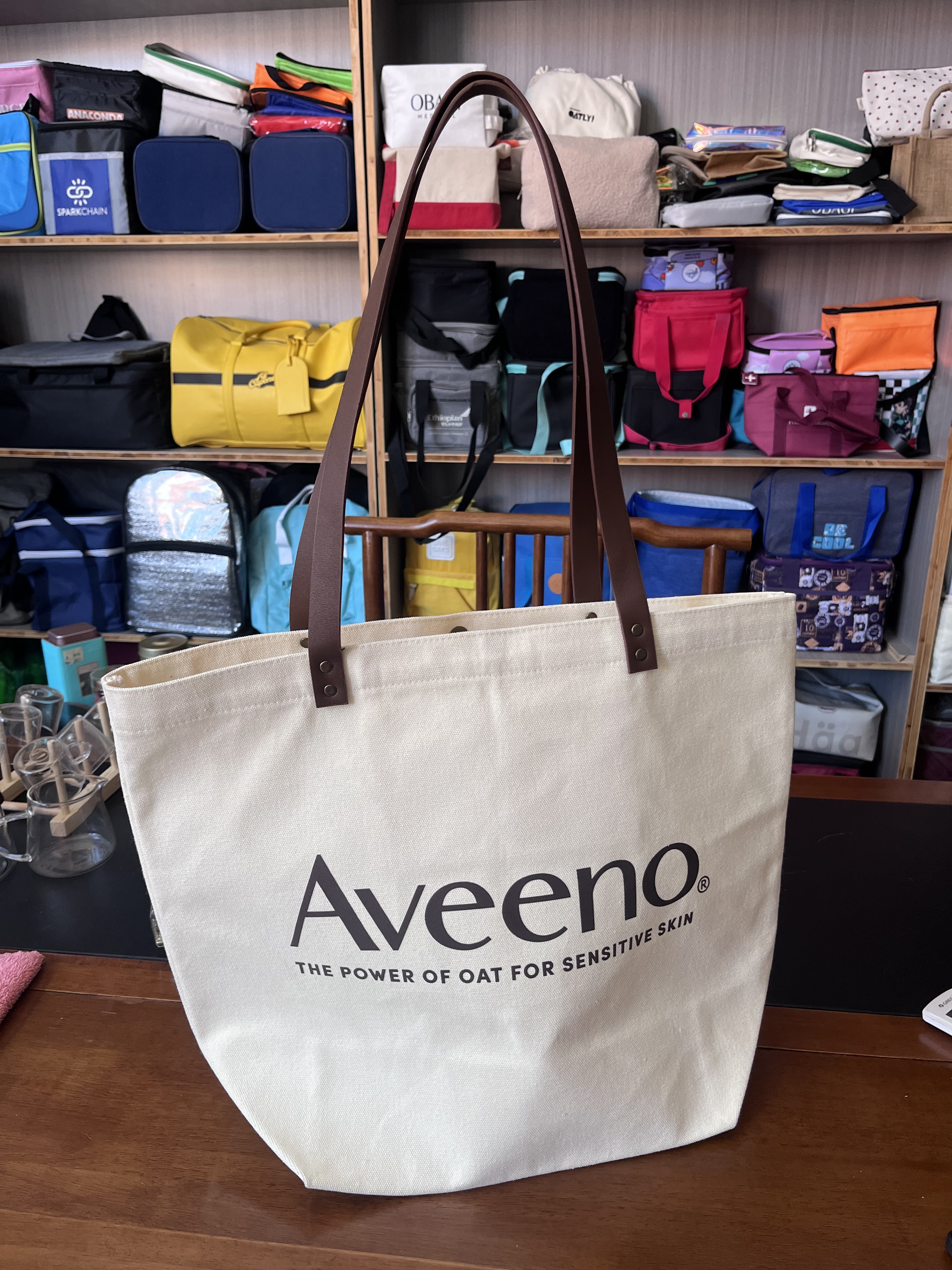 Aveeno Canvas Tote Bag