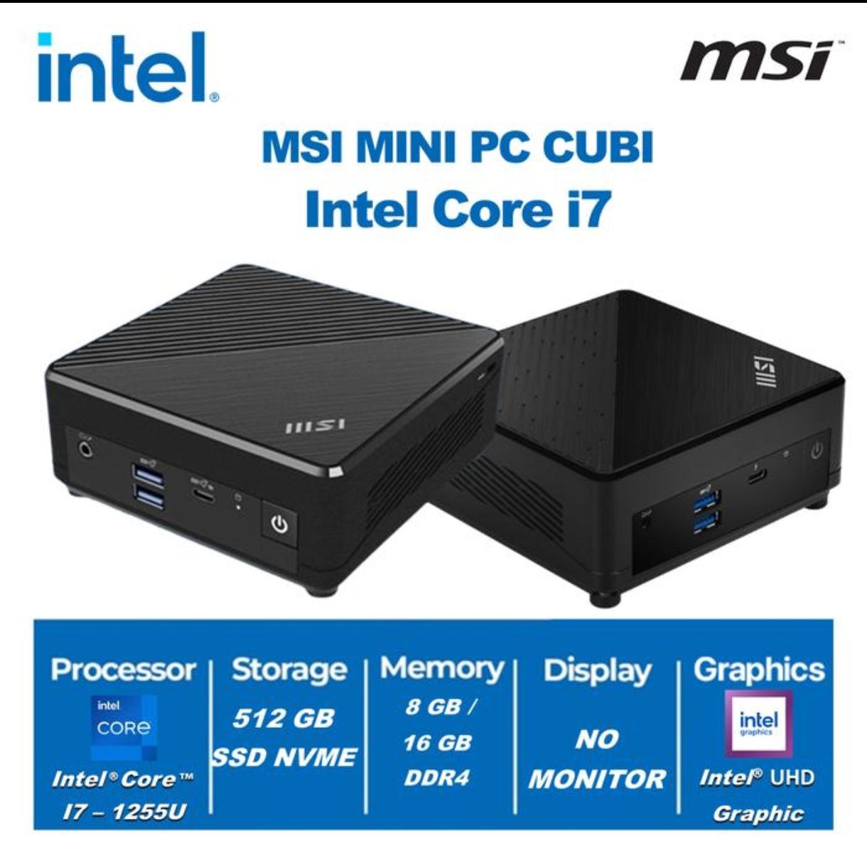 MSI Mini PC Cubi Intel Core i7