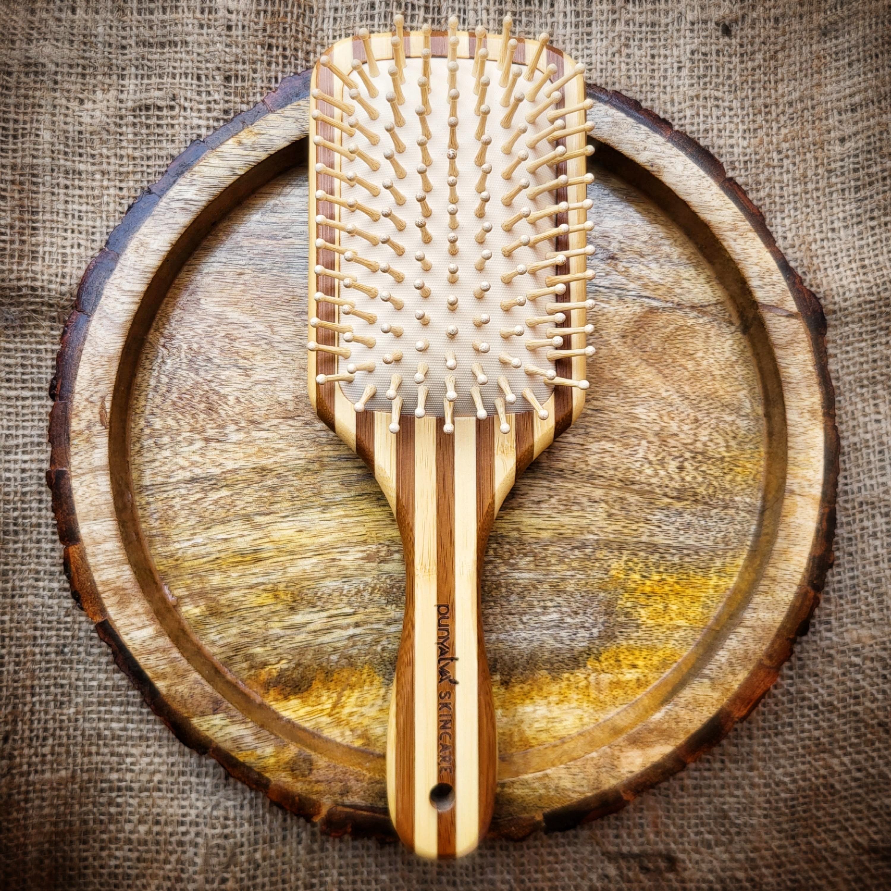 Bamboo Wood Hairbrush