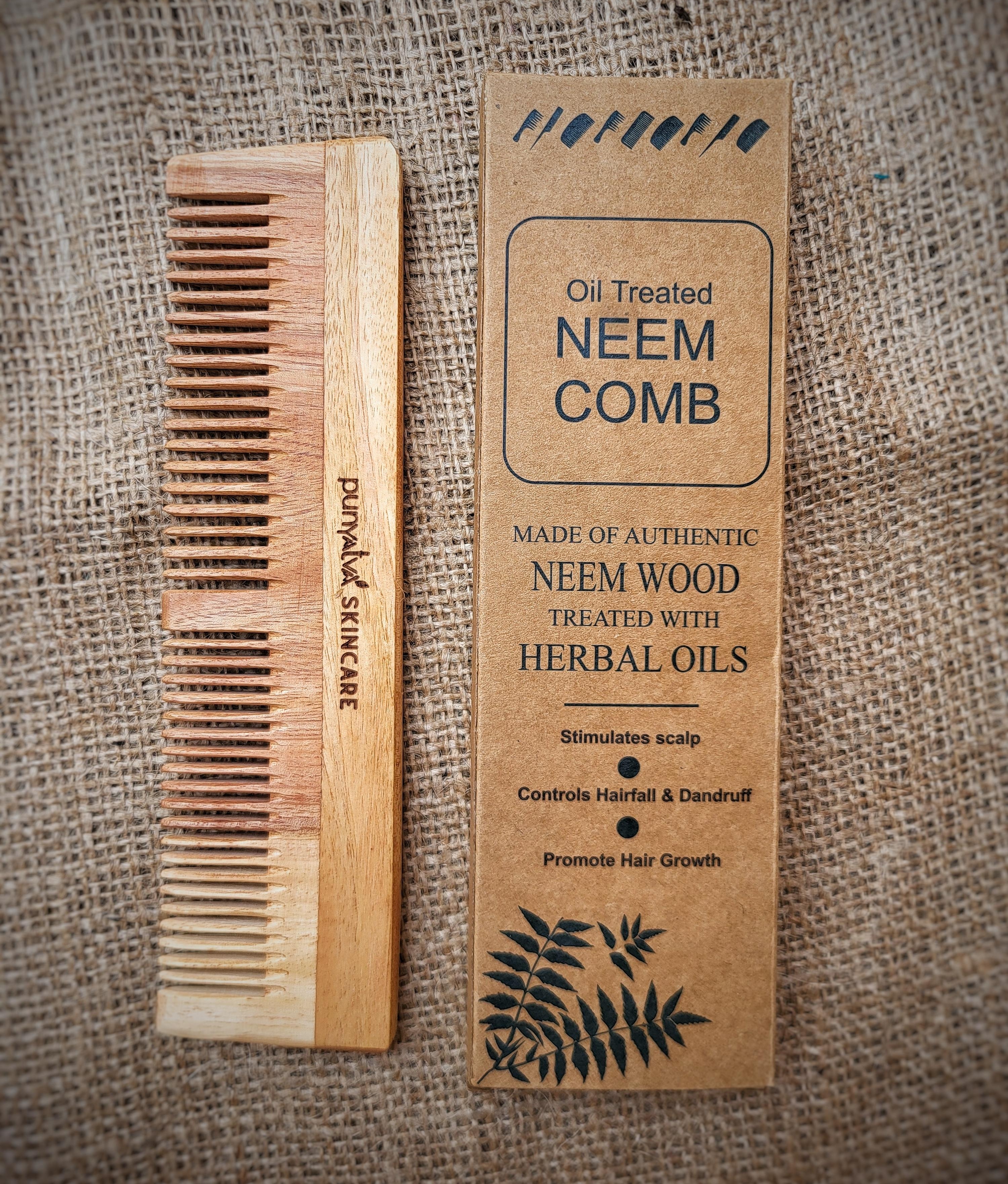 Neem Wood Hair Comb