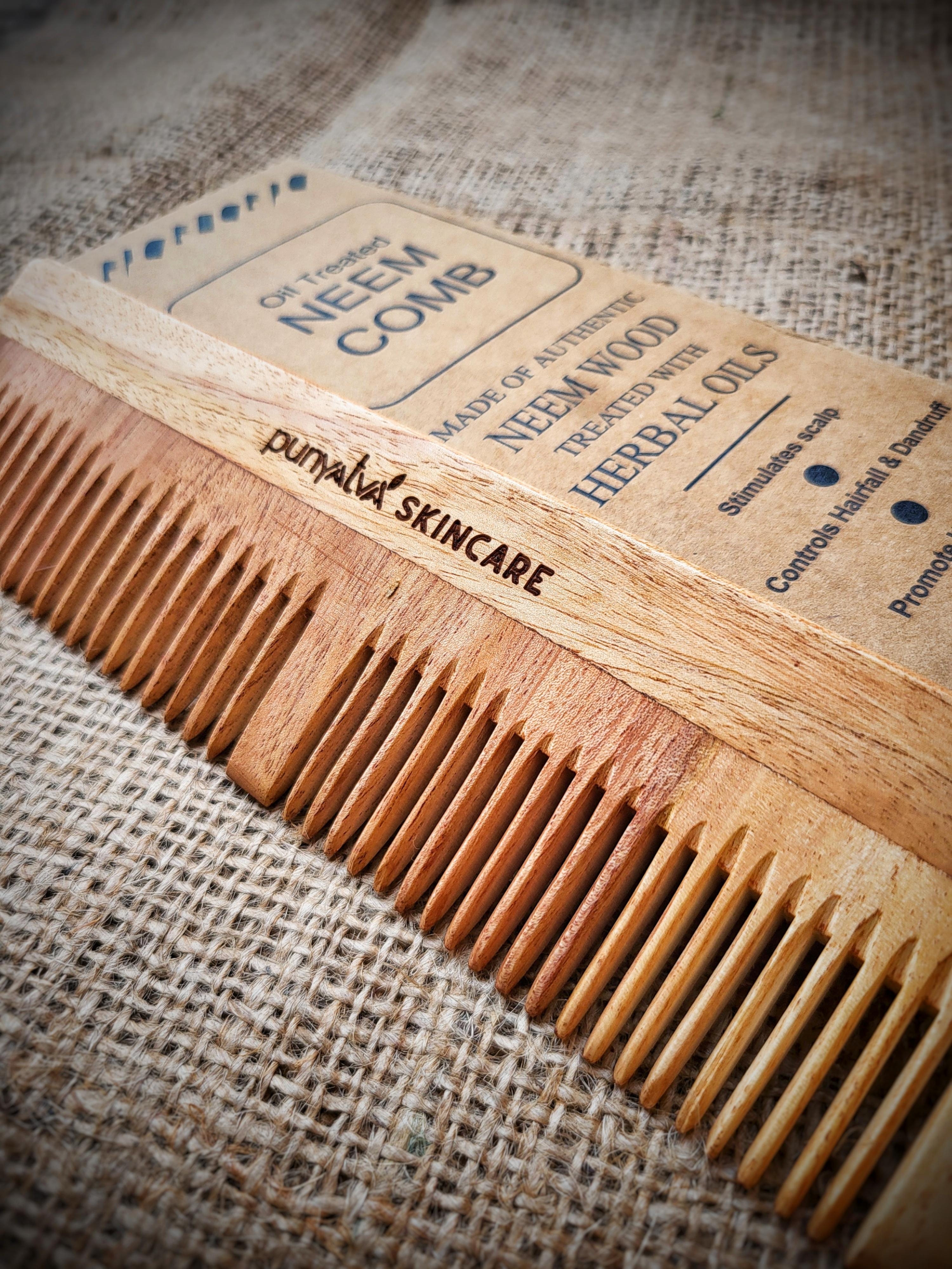 Neem Wood Hair Comb
